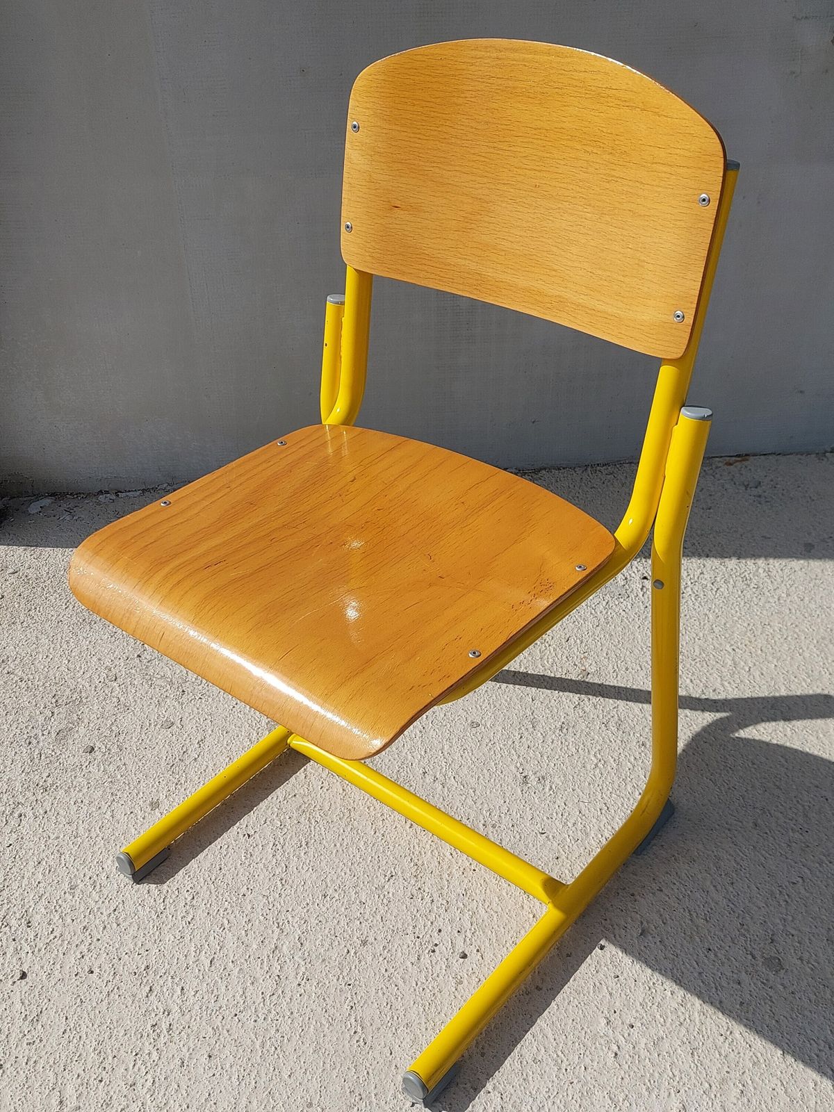 Children's Chair, Kid's Chair, Chair From Kindergarten, Children's Chair, Kids Room, Industrial Style, 1990s photo furniture