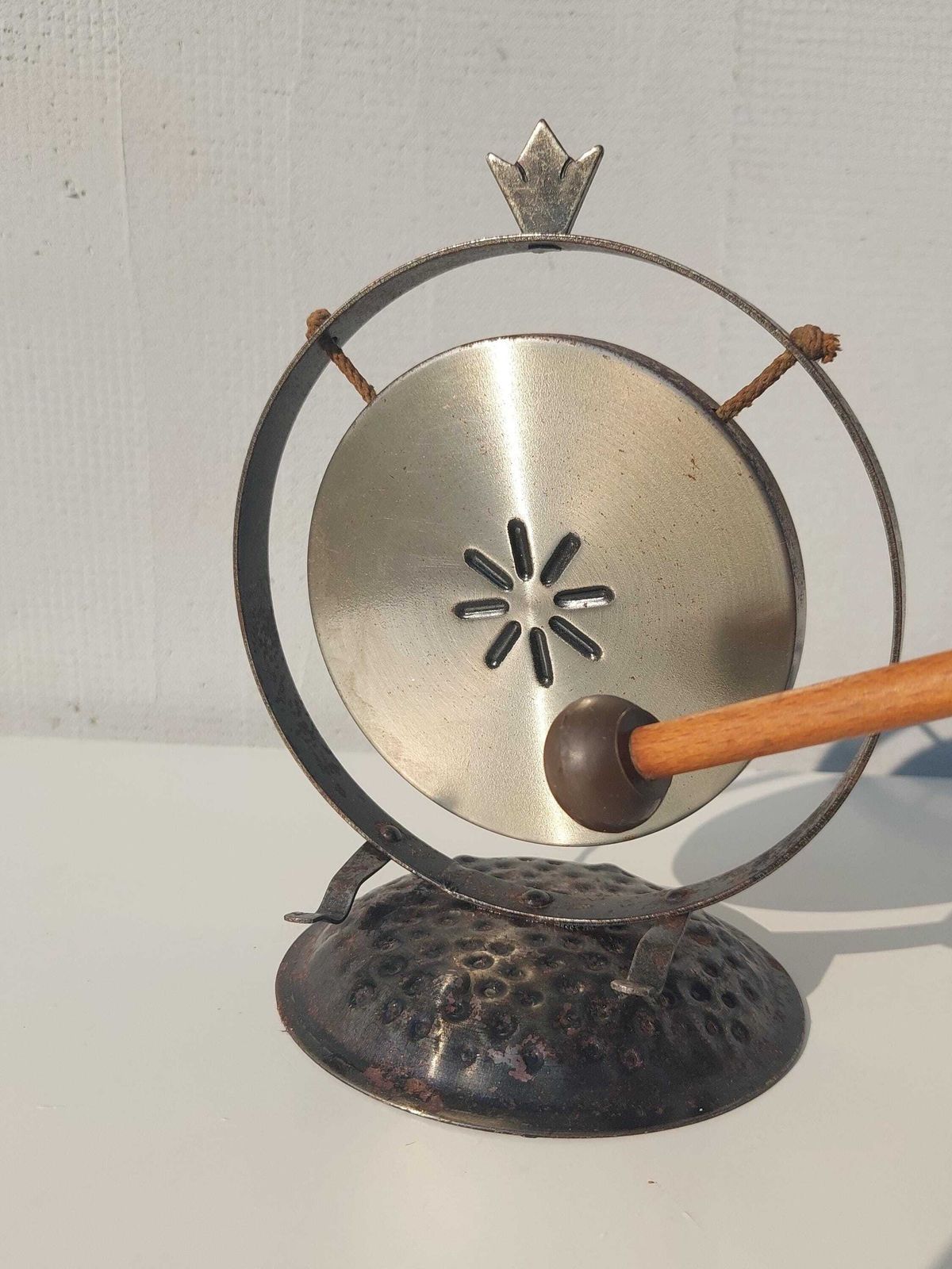 photo for sale Vintage Table Gong / Vintage Gong / Hugo Berger / Gdr / Germany / 1960s