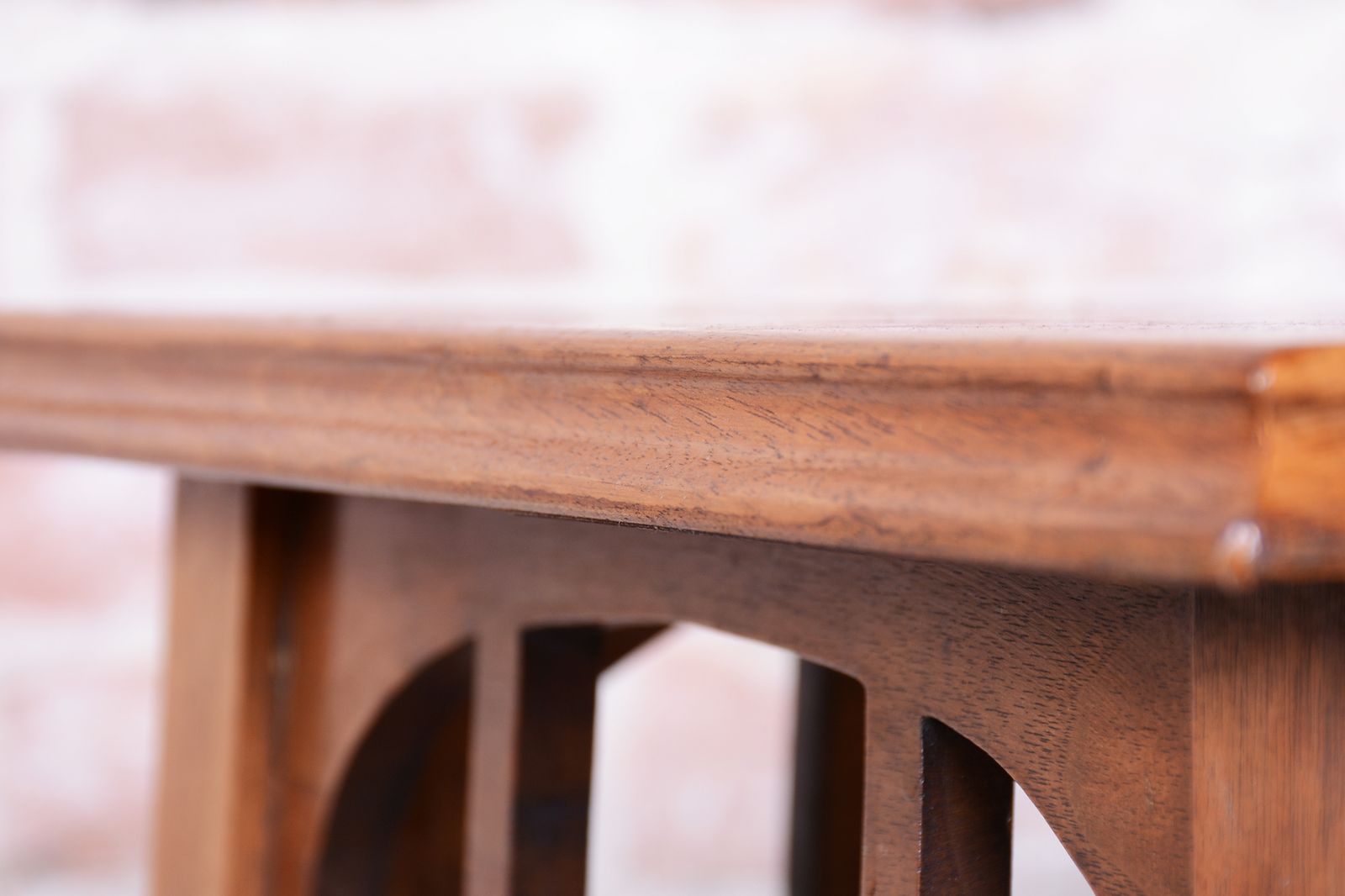photo for sale Restored Art Nouveau Pedestal, Walnut, Revived Polish, Czech, 1900s
