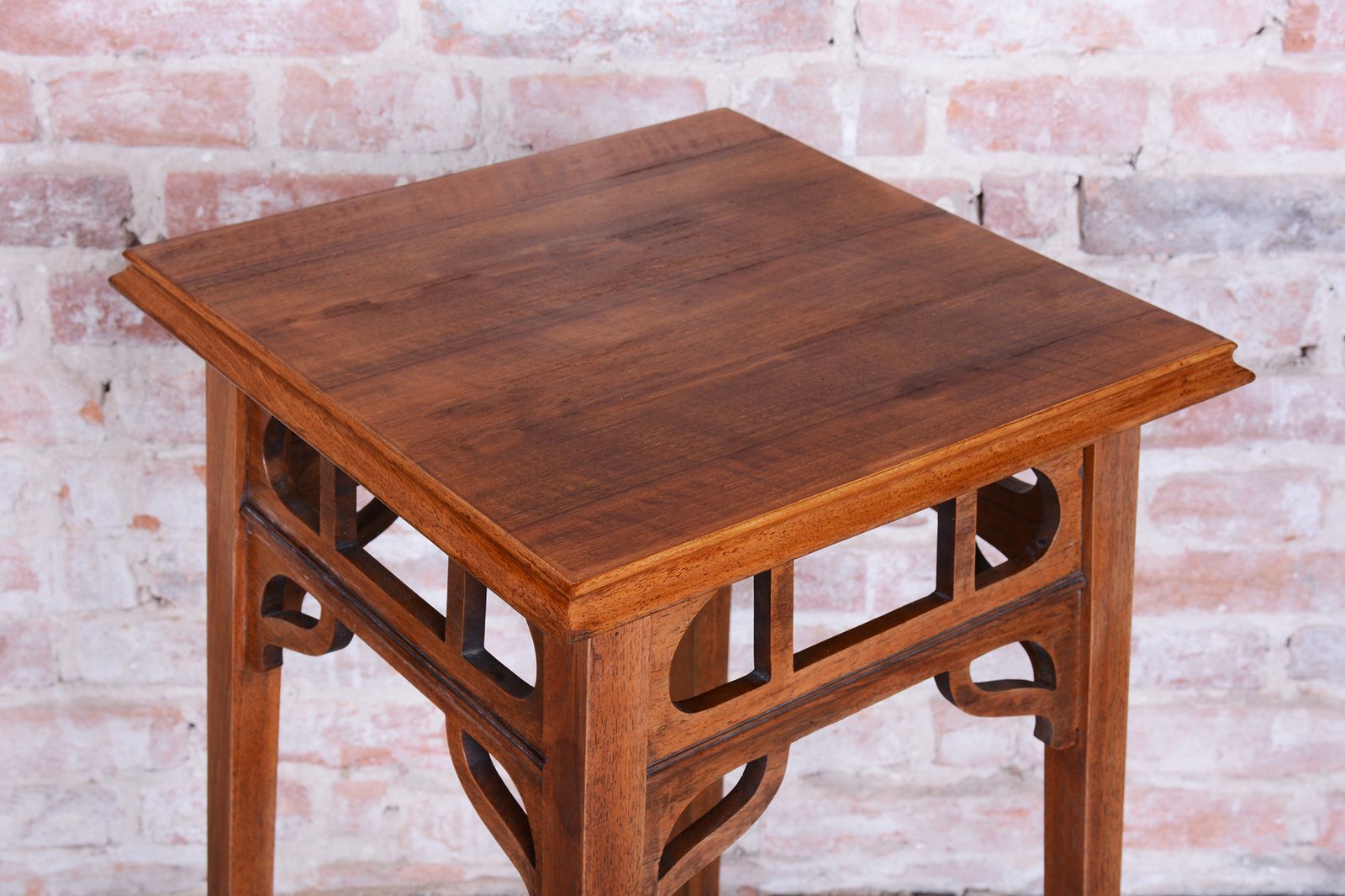 photo vinterior Restored Art Nouveau Pedestal, Walnut, Revived Polish, Czech, 1900s