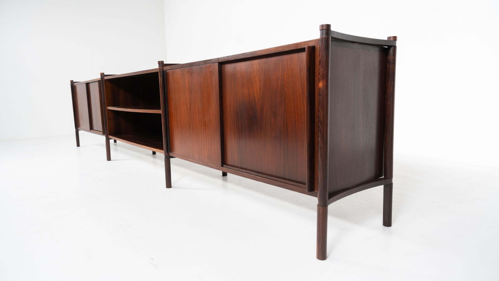 Mid Century Modern Wooden Sideboard By Fukuoh Hizori For Gavina, 1960s photo vinterior