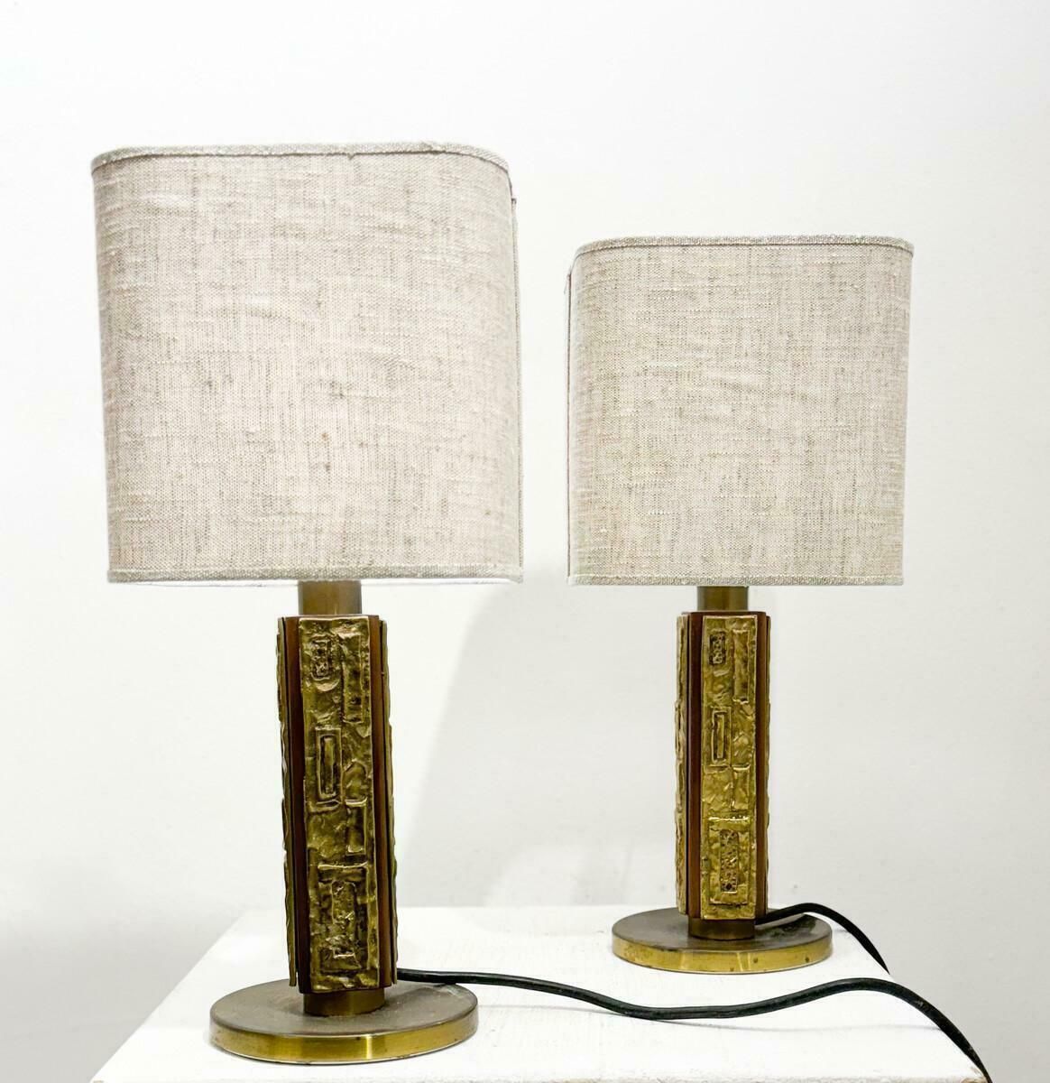 Pair Of Table Lamps By Luciano Frigerio, Italy, 1970s photo vinterior