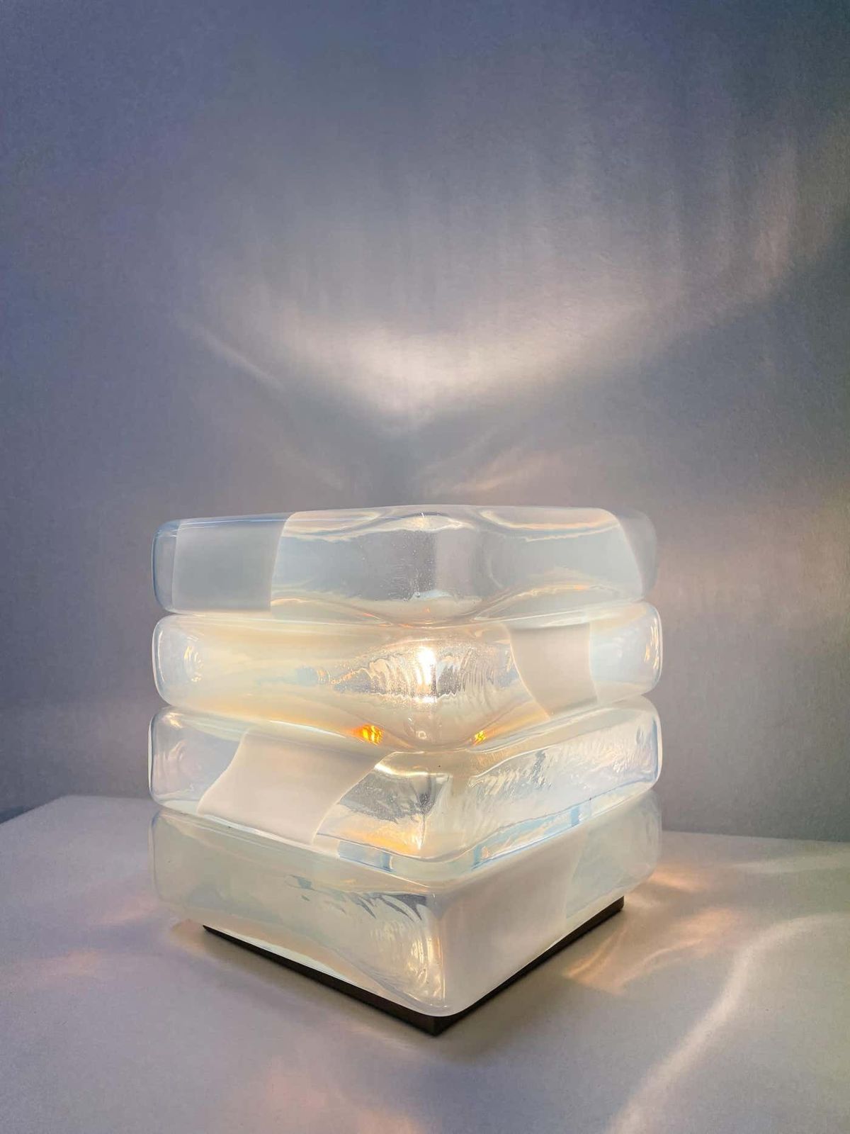 Mid Century Table Lamp In Murano Glass By Carlo Nason, Italy, 1960s photo furniture