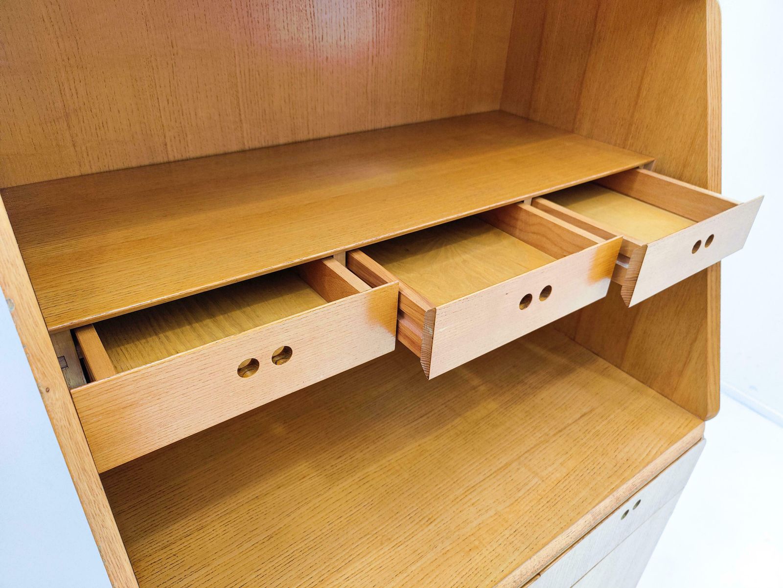 Mid Century Wooden Cabinet By Derk Jan De Vries, The Netherlands 1960s photo buy