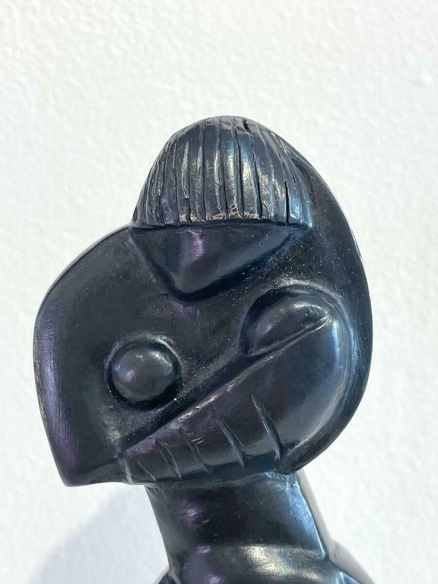 Bronze " Mother And Child" By Marthe Donas, Signed, Belgium, 1910s photo vintage