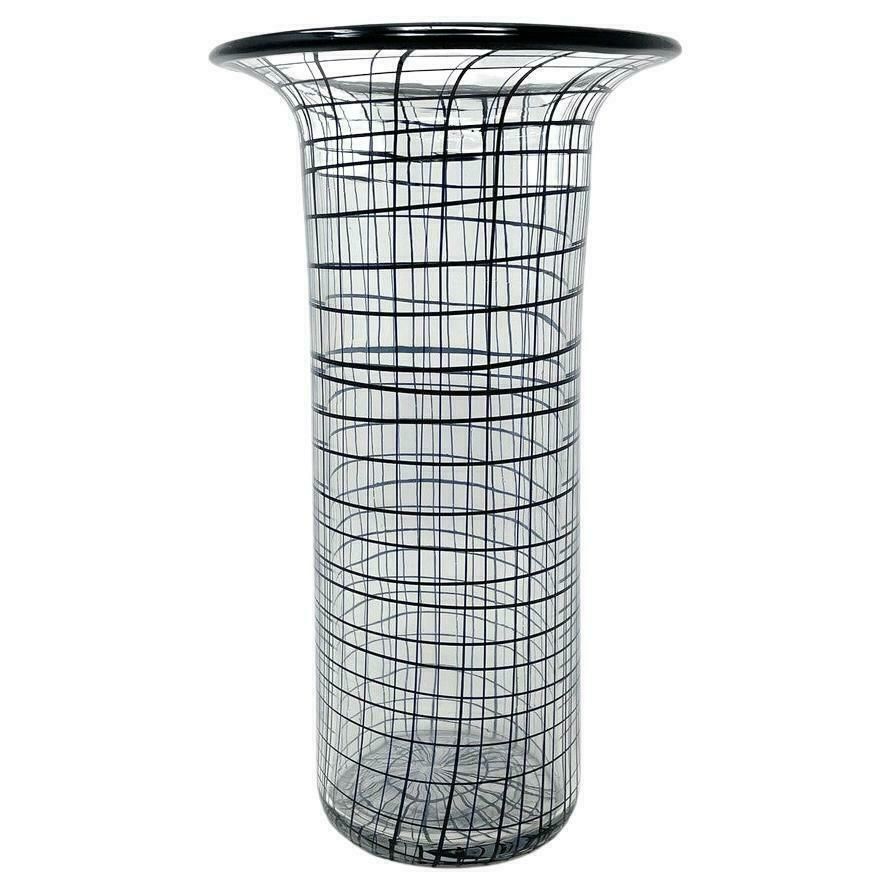 Mid Century Glass Vase By Renato Toso For Fratteli Toso, Italy, 1970s