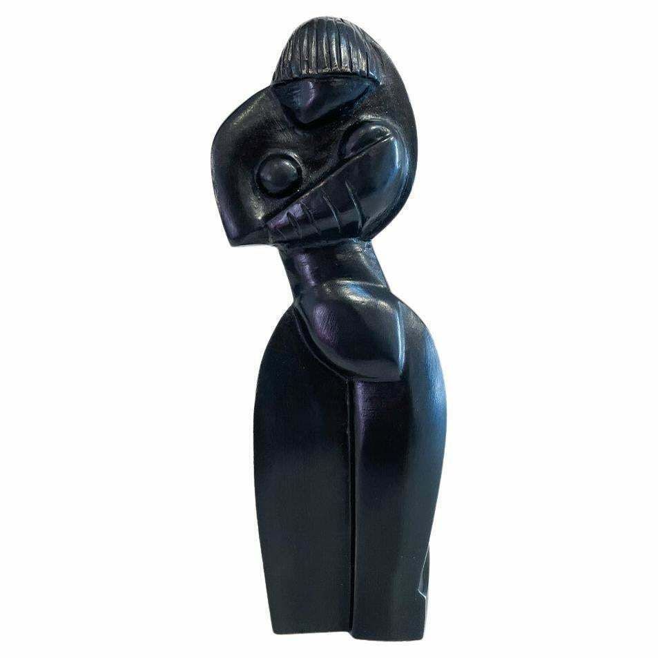 Bronze " Mother And Child" By Marthe Donas, Signed, Belgium, 1910s