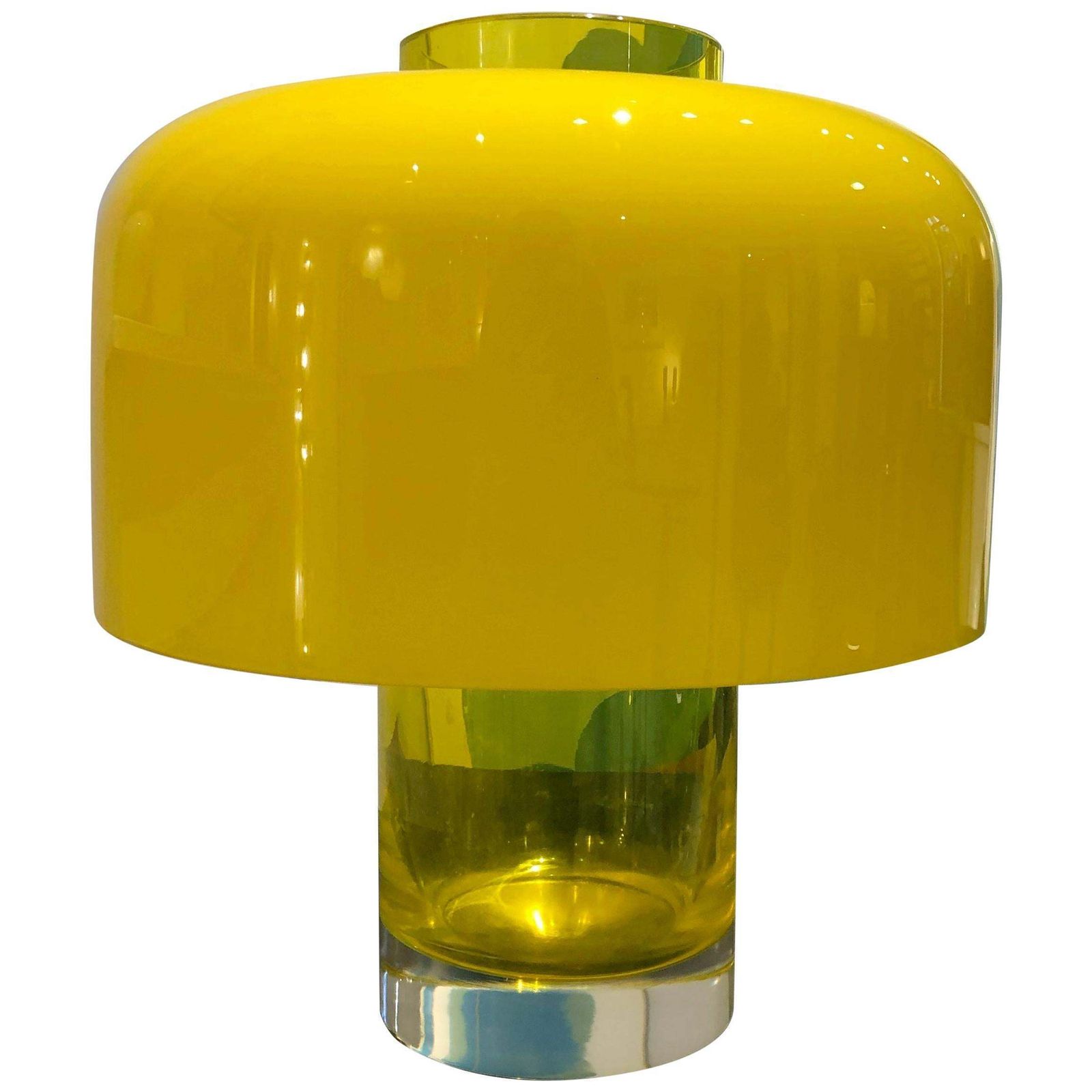 Table Lamp And Vase Lt226 By Carlo Nason For Mazzega, Italy, 1965 1969