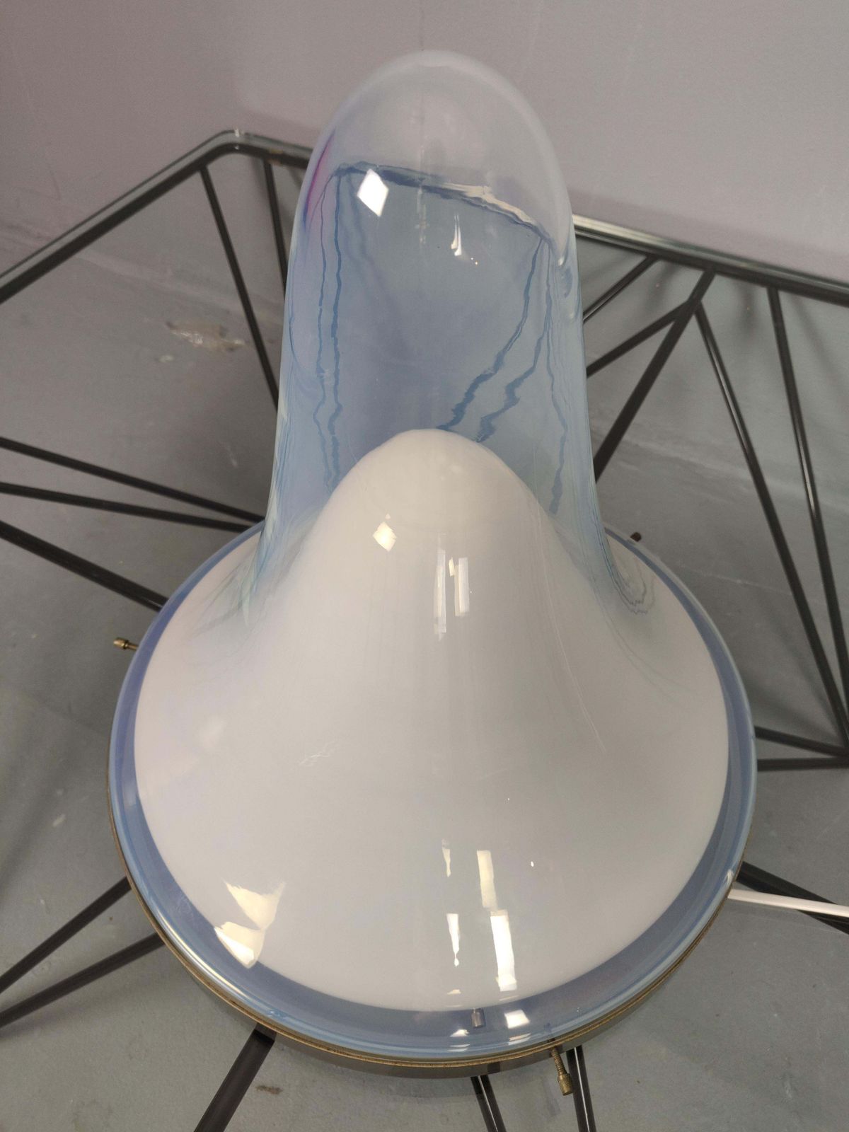 photo furniture Table Lamp In Murano Glass By Carlo Nason, Italy, Circa 1970