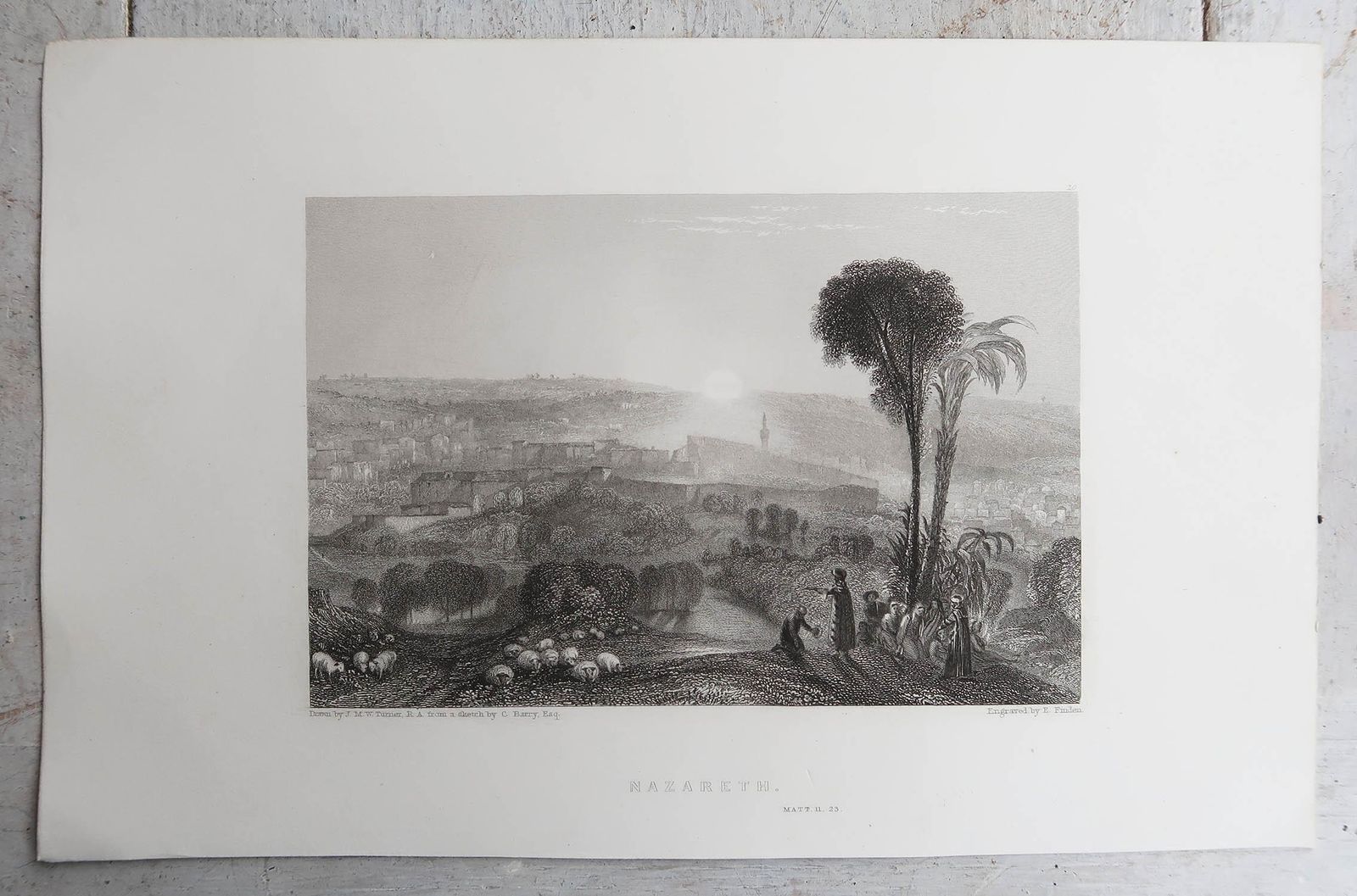 Set Of 24 Original Antique Prints Of The Levant / Holy Land /Middle East. C 1835 photo vintage