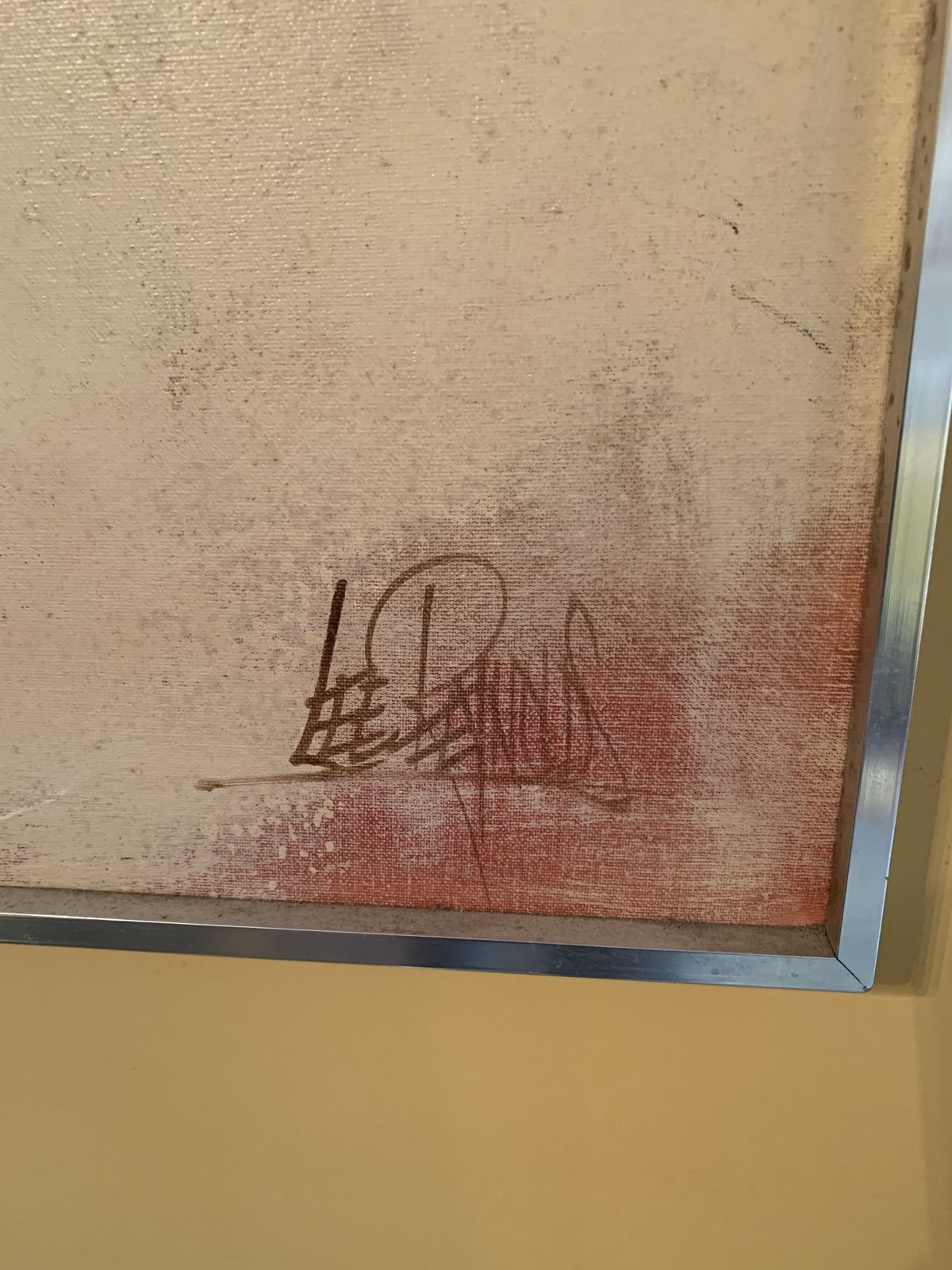 A Large Oil On Canvas ,Painted And Signed By Lee Reynolds ,Circa 1960s photo Art