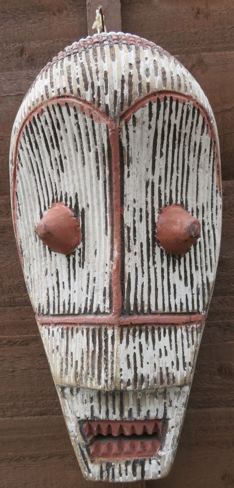 Metoko African Mask. Tribal Art. D R Congo, Circa 1970.
