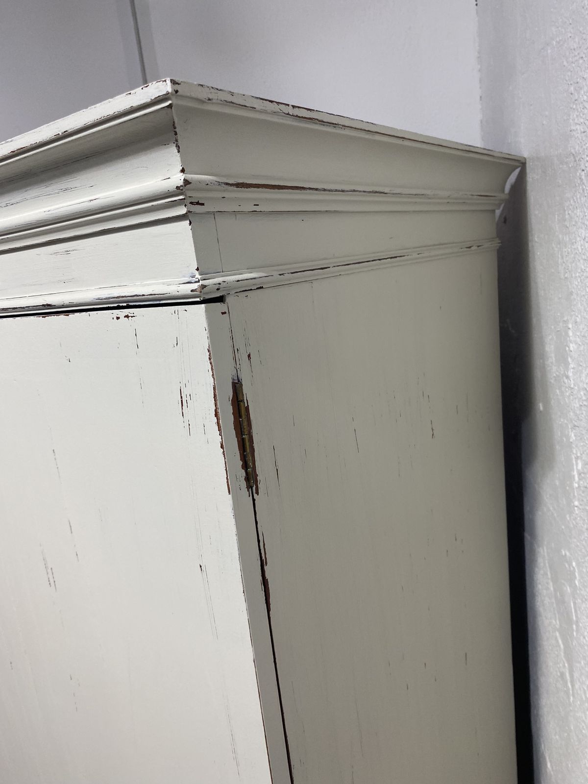 Single Distressed Painted Wardrobe photo Furniture