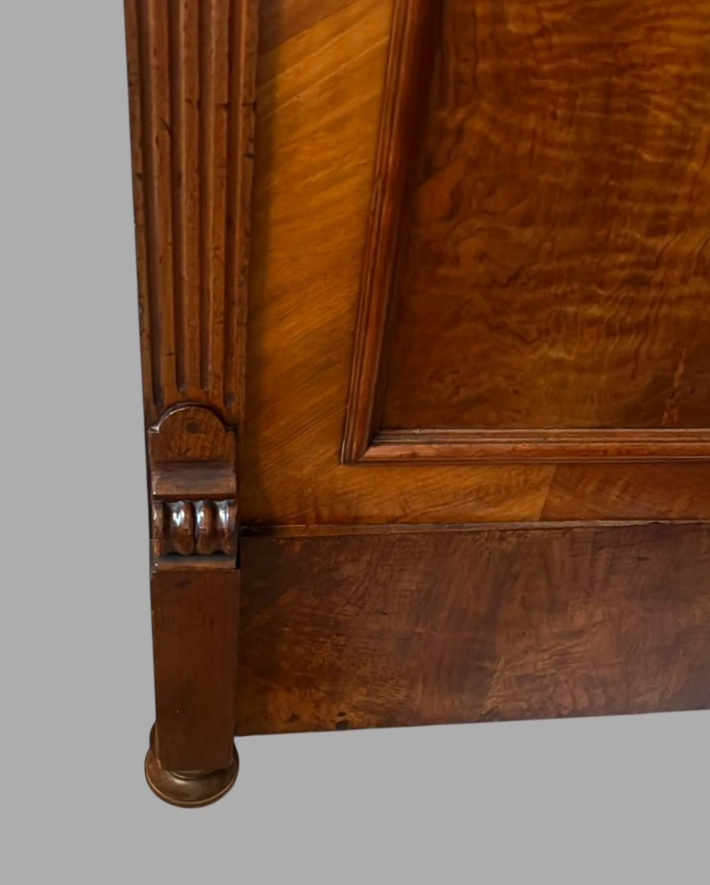 A Grunderzeit Walnut Veneered Wardrobe photo vintage