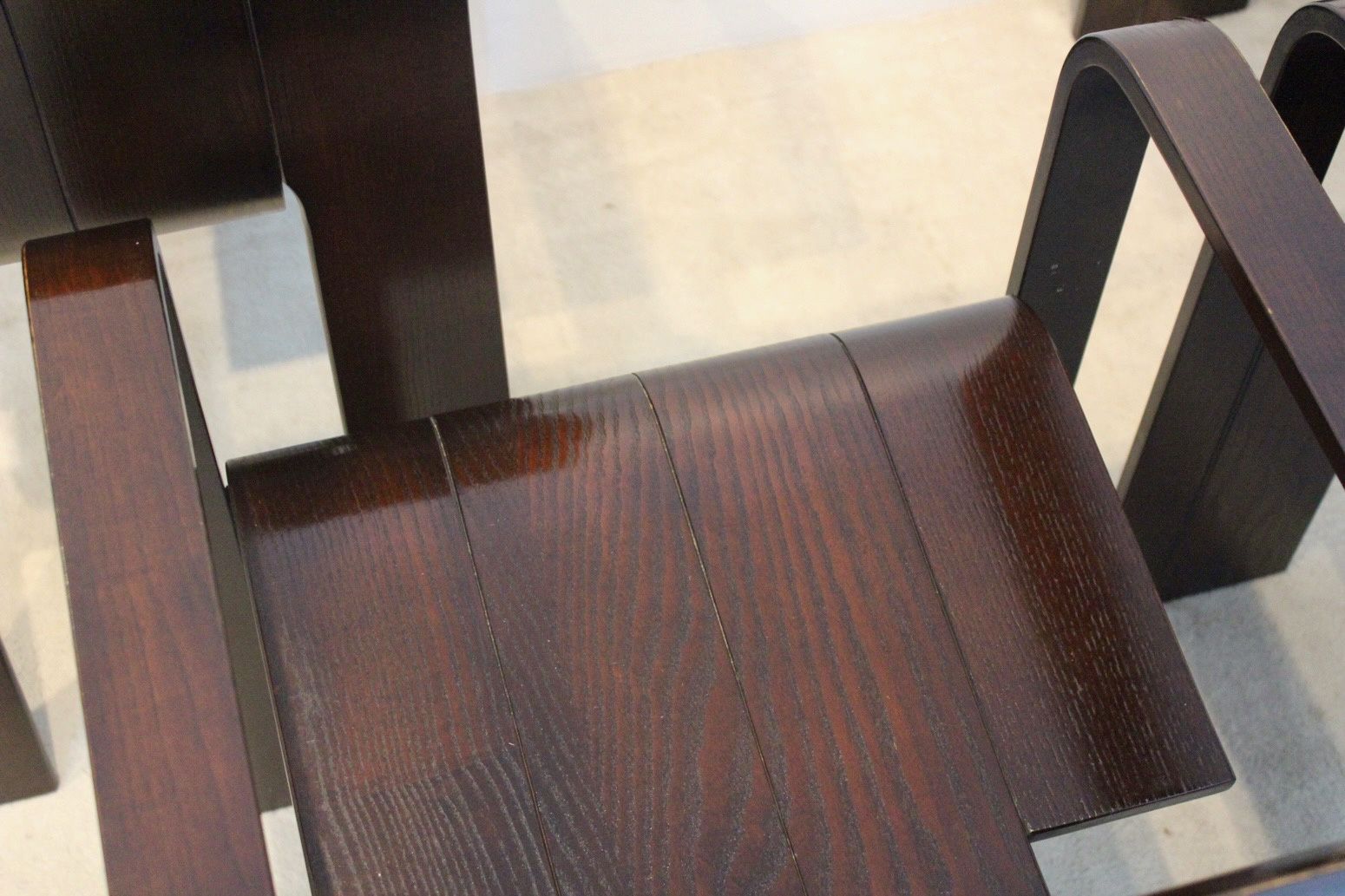 photo for sale Set Of Four ‘Strip’ Dining Chairs With Armrests By Gijs Bakker For Castelijn