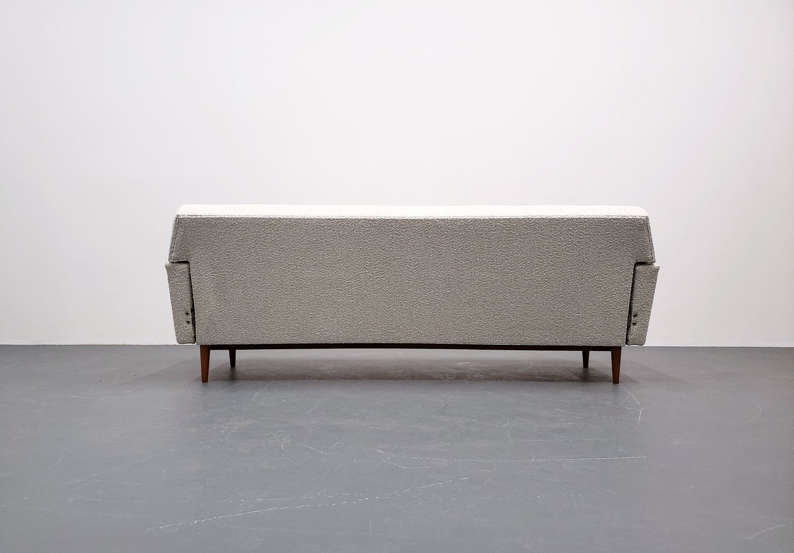 Mid Century Danish Sofa In Premium Ivory Boucle photo 2100.0