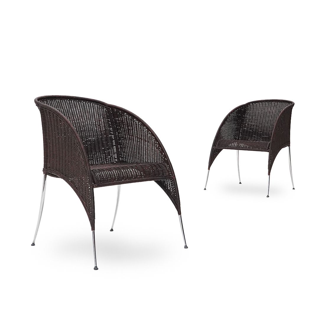 Pair Of “Woogie Chair” Armchairs By Joey Mancini For Bonacina, 1990s photo Furniture