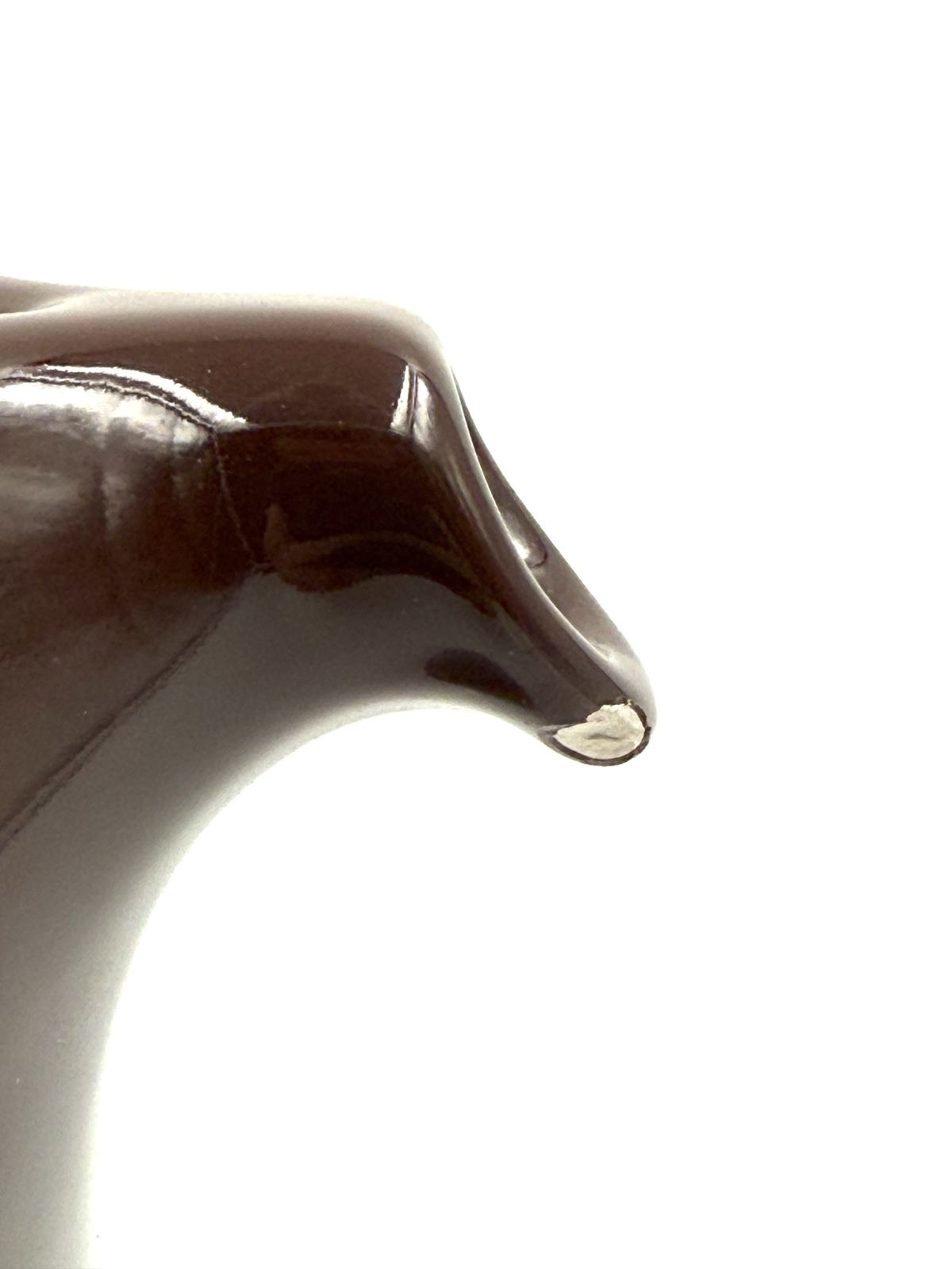 Home Decor Mid Century Modern Brown Ceramic Vase / Jug, Il Picchio Italy 1970s photo