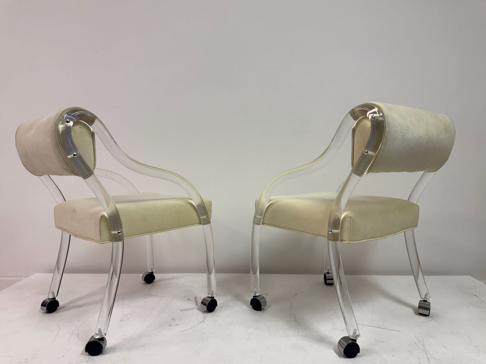 photo furniture Pair Of Lucite Armchairs, American, Circa 1970s–1980s