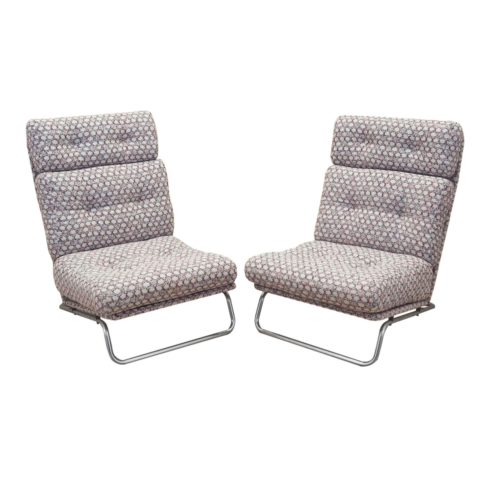 Set Of Lounge Armchairs, Italian Design, 1970s, Production: Italy