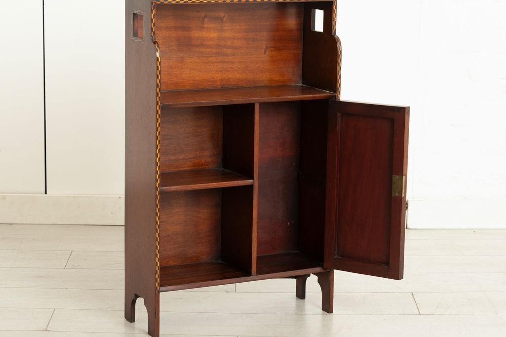 Arts & Crafts Mahogany Bookcase By Shapland & Petter photo vintage