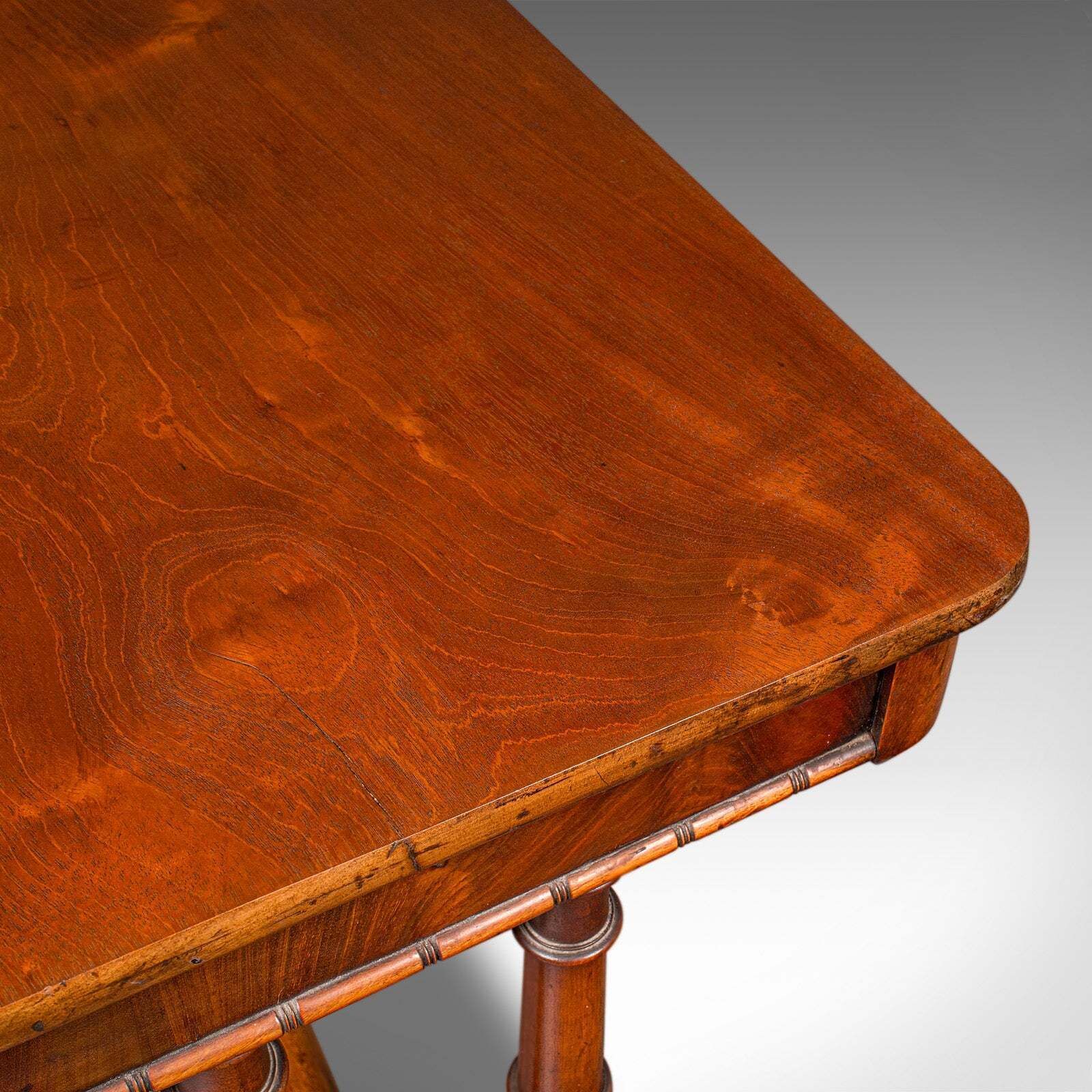 photo furniture Antique Hallway Side Table, English, Portico, Writing Desk, Regency, Circa 1820