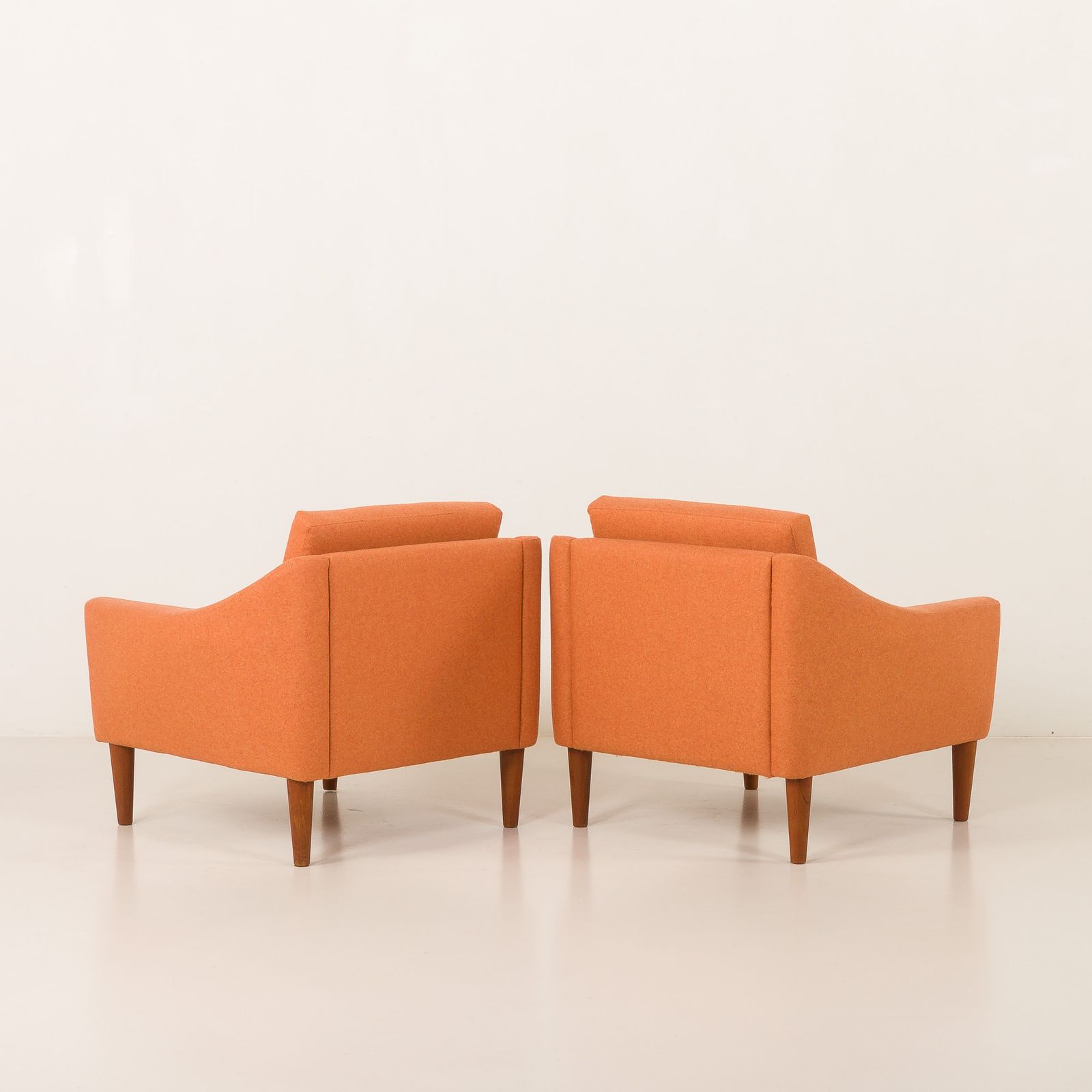 Dux Mid Century Lounge Chairs Attr. To Folke Ohlsson, Sweden 1960s photo vintage