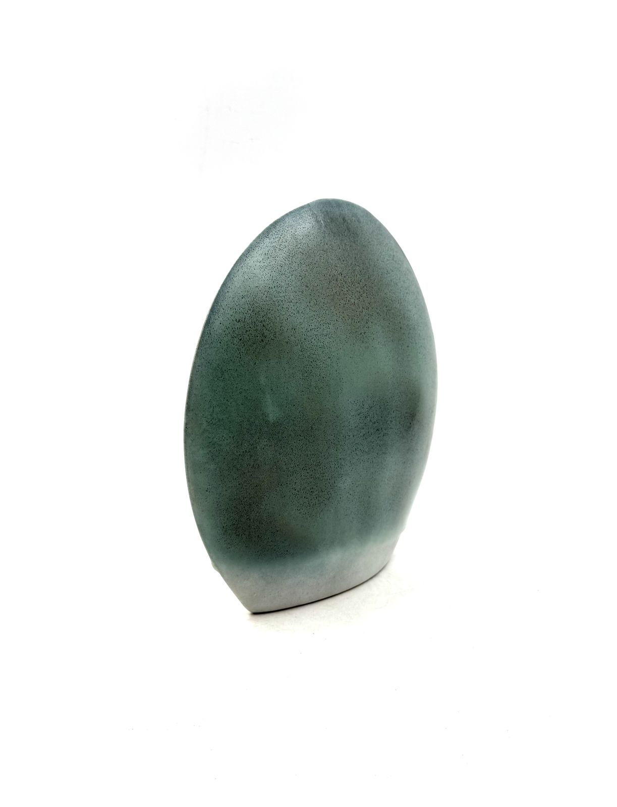 photo vinterior Mid Century Modern Blue Ceramic Solifleur Vase, France 1970