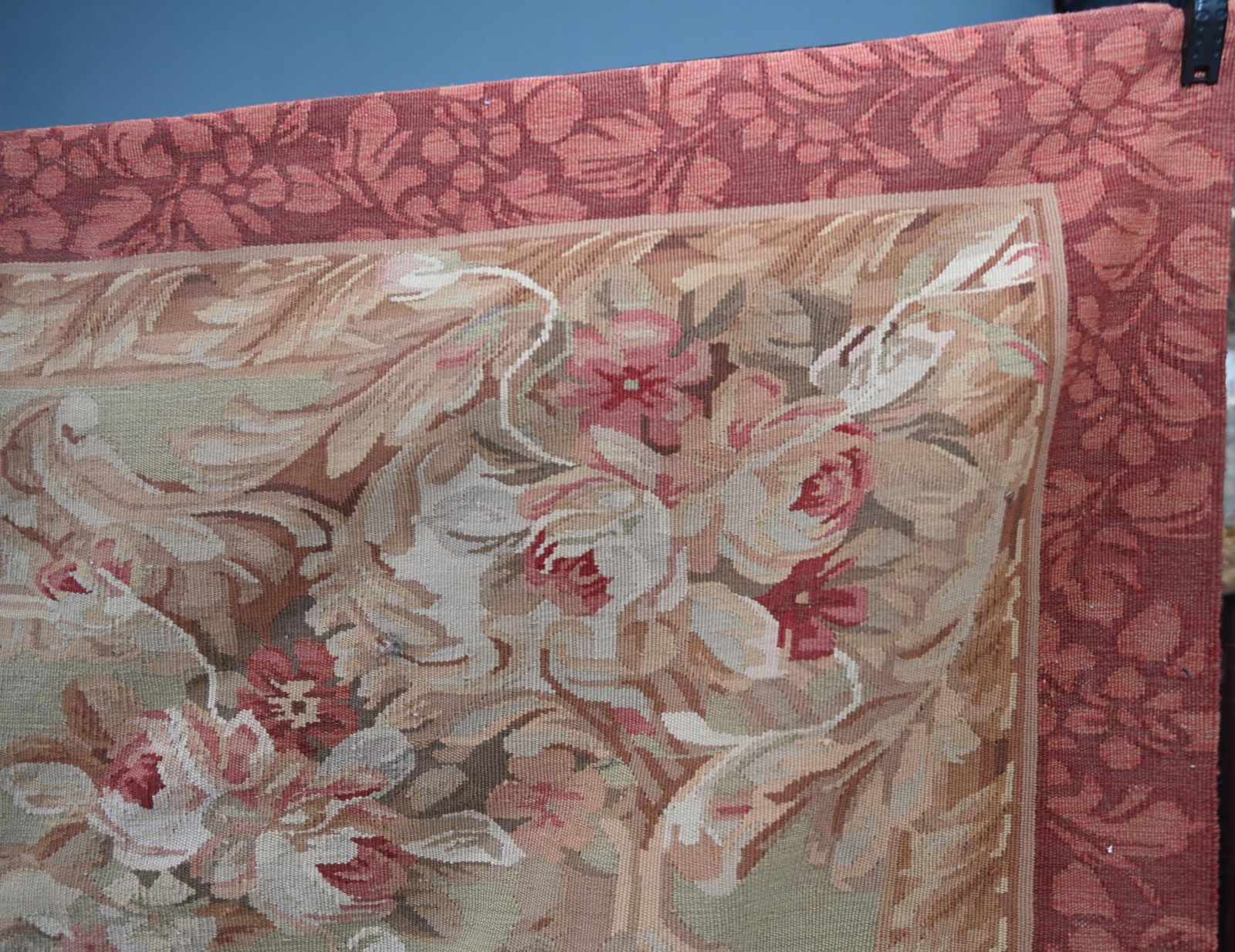 Large French Floral Tapestry Abusson 8 Ft 262 Cm photo buy