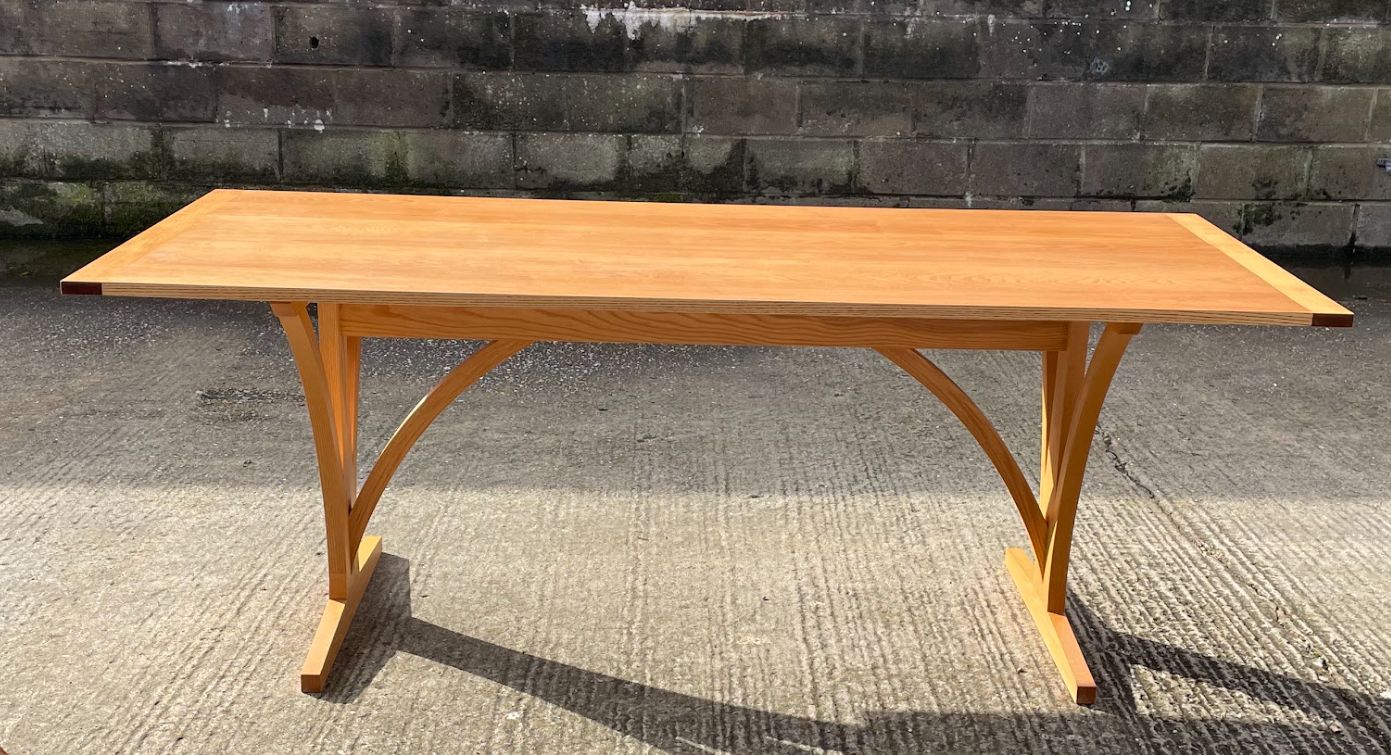 Shaker Style Dining Table And Six Chairs photo for sale