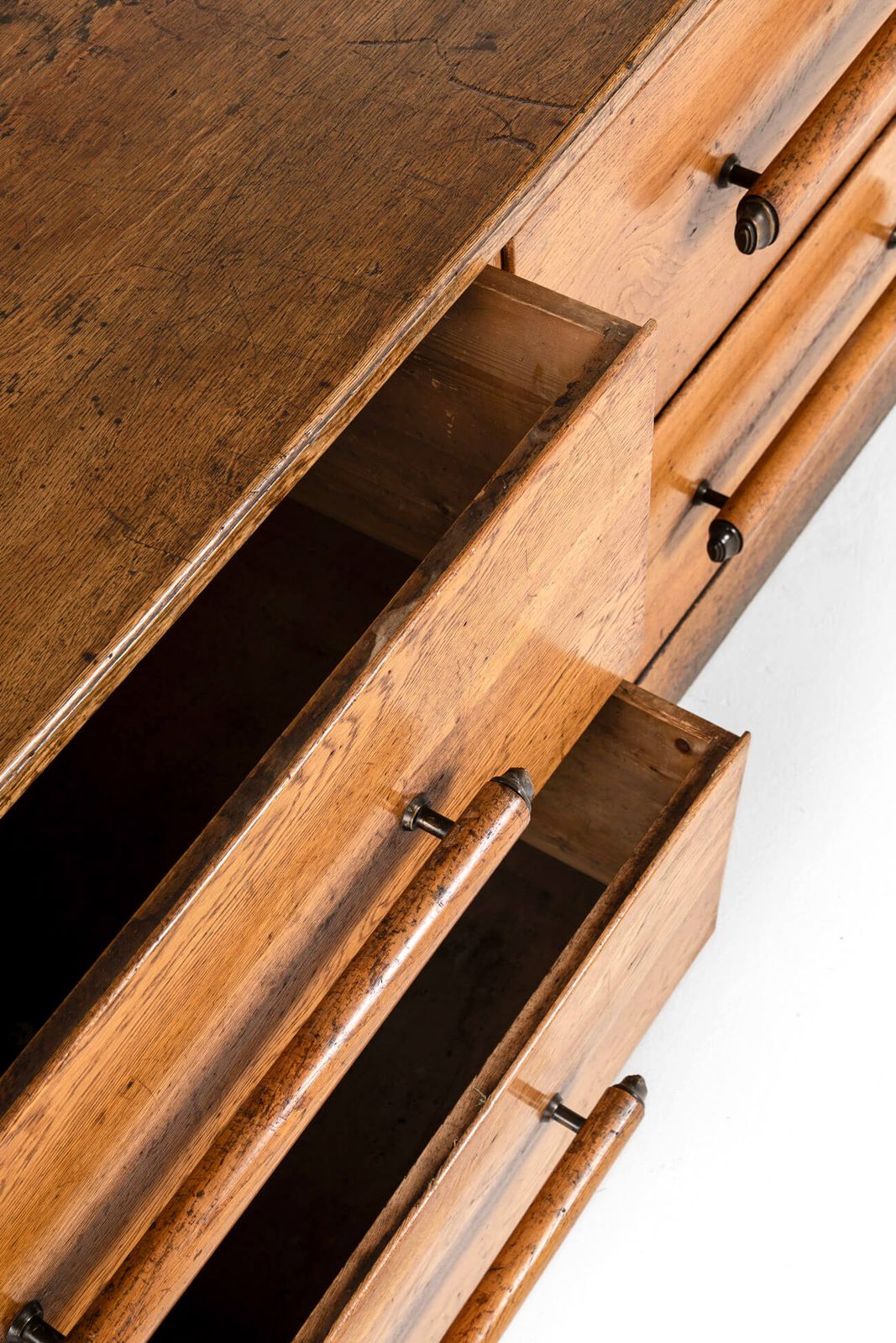 photo furniture English Oak Haberdashery Drawers
