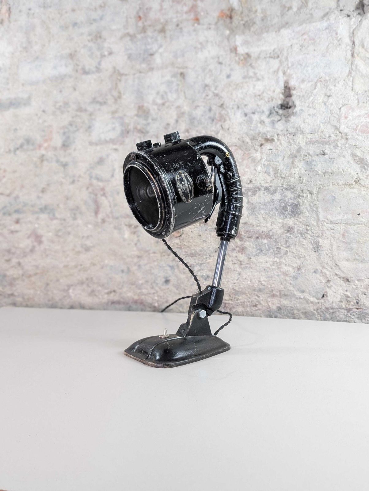 Ww2 Raf /Air Ministry Morse Code Signal Lamp Up Cycled To A Table Accent Lamp photo furniture