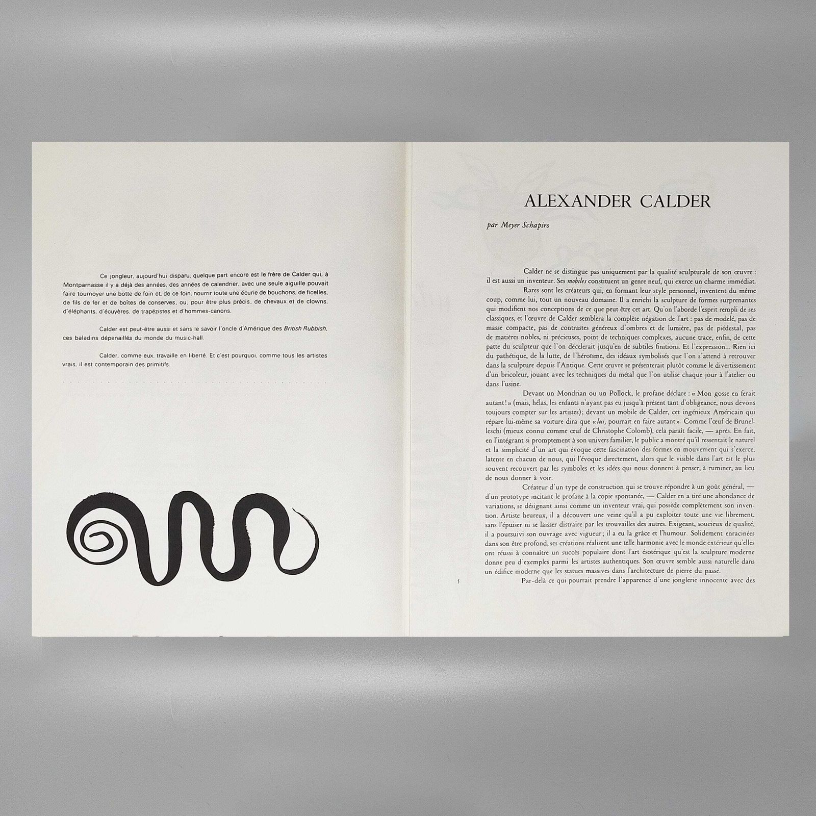 Alexander Calder "Derriere Le Miroir" N. 156 With Seven Lithographs By Maeght Editeur. photo 6628.0