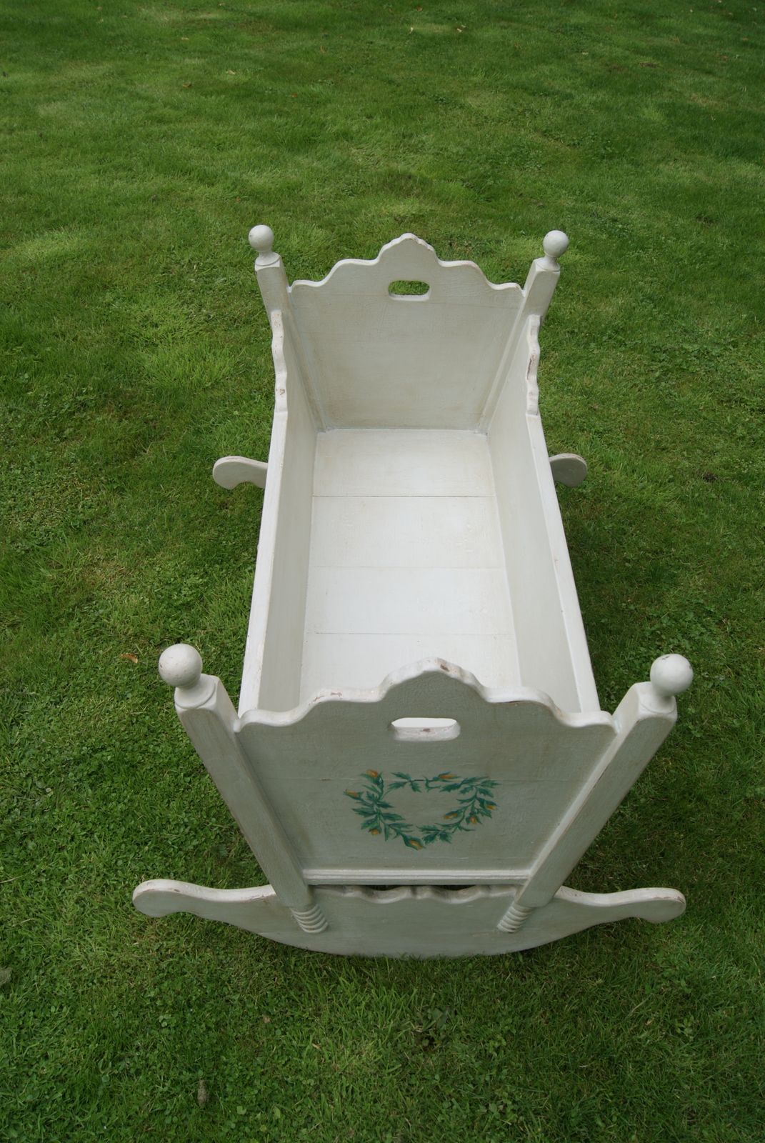Furniture Antique 19th Century European Cradle photo