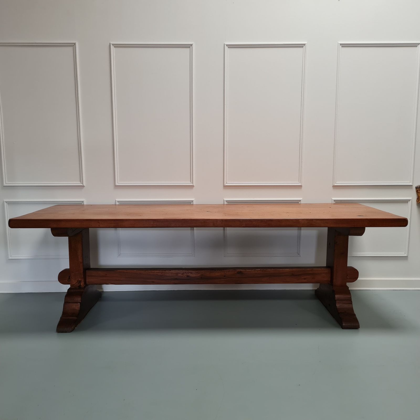photo furniture Huge Oak Monastery Dining Table C1880 Free Delivery Eng/Wales