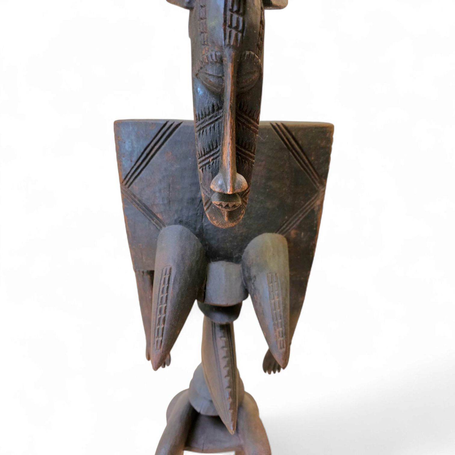 Wooden / Dogon / African Figure Sculpture / 1960s photo vinterior