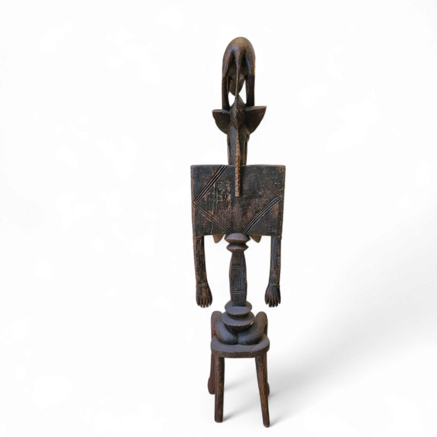 1275.0 Wooden / Dogon / African Figure Sculpture / 1960s photo