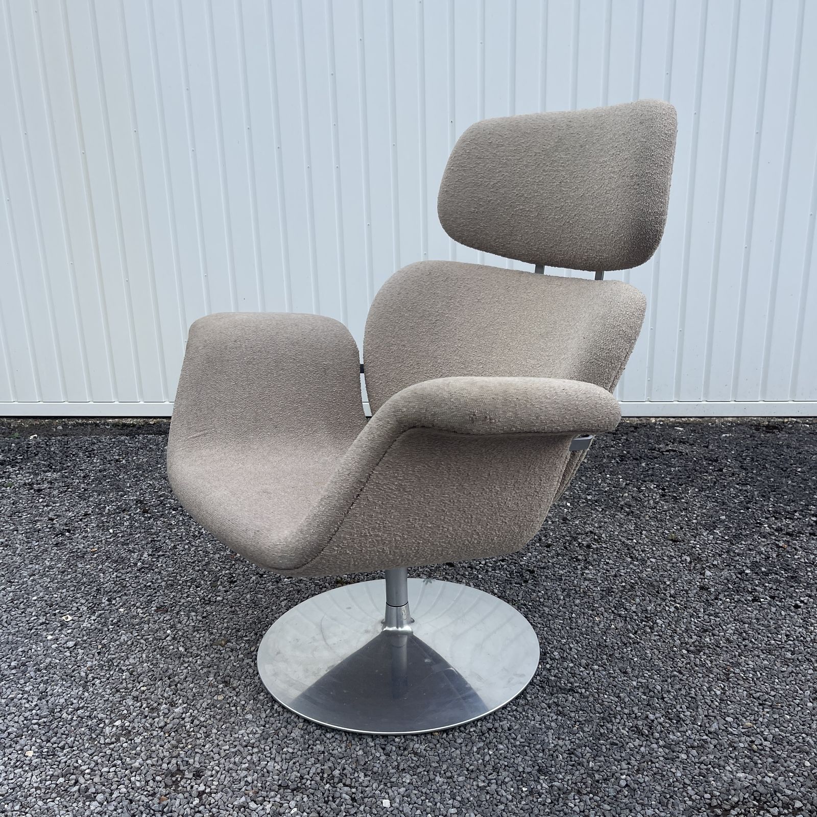 Tulip Chair And Ottoman By Piere Paulin For Artifort, 1990's, Set Of 2 photo buy