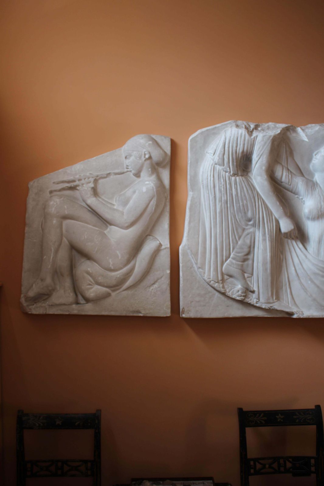 Early 20th C To Scale Plaster Cast Of The Ludovisi Throne Grand Tour E.P Warren photo furniture