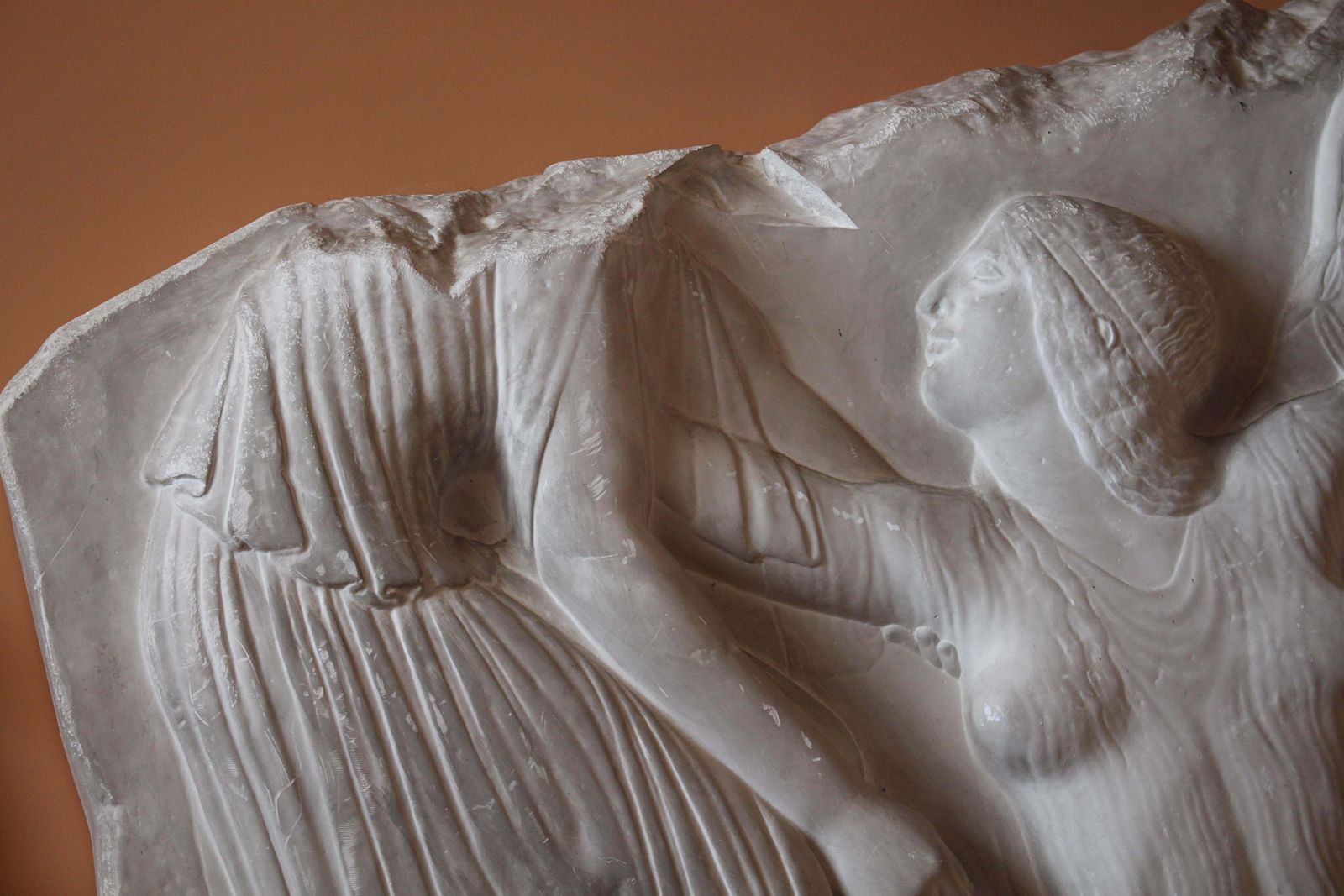 photo furniture Early 20th C To Scale Plaster Cast Of The Ludovisi Throne Grand Tour E.P Warren