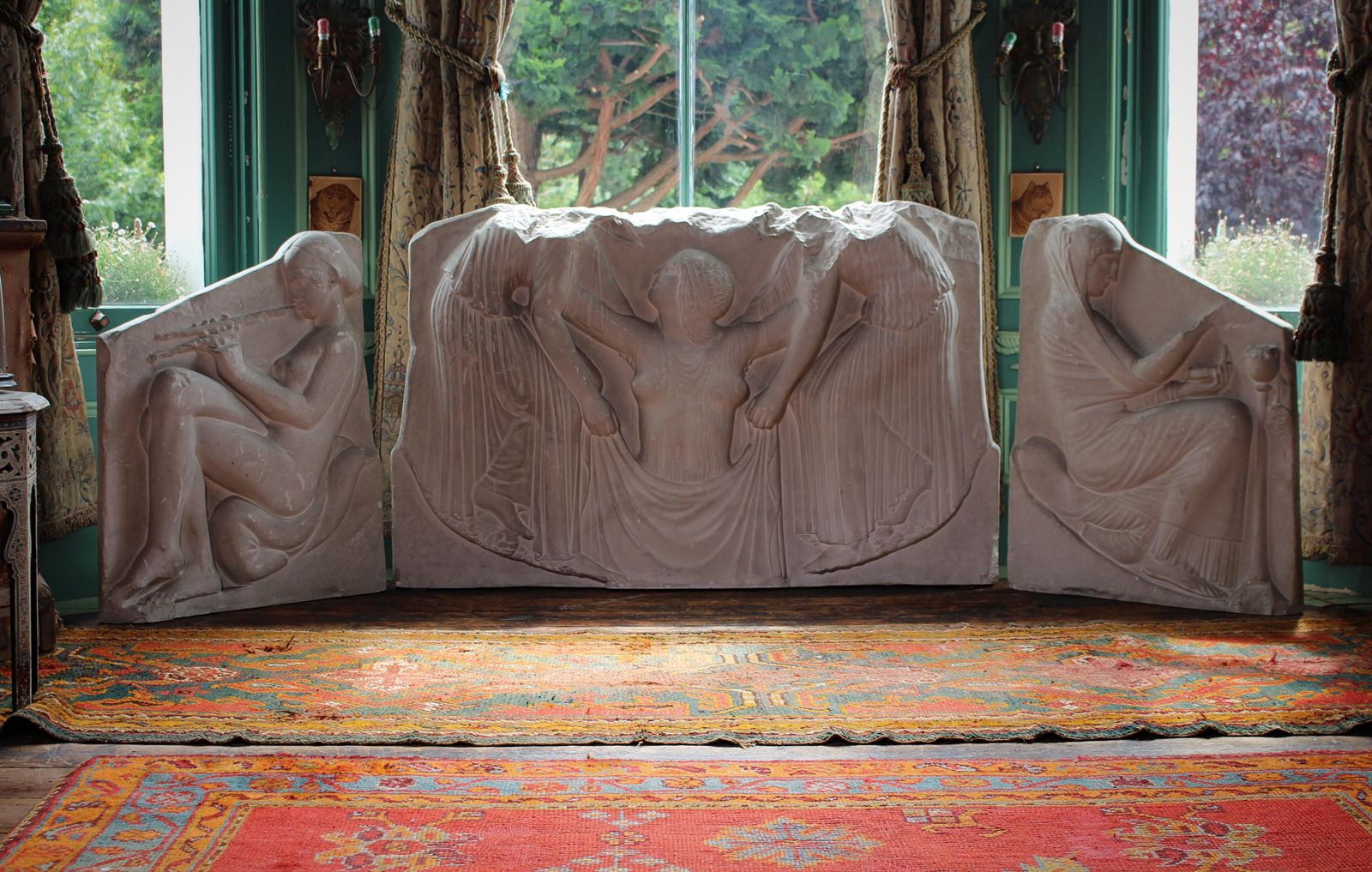 photo vintage Early 20th C To Scale Plaster Cast Of The Ludovisi Throne Grand Tour E.P Warren