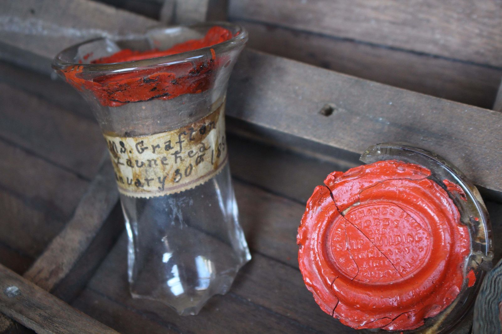 19th Century Maritime Curiosities Launch Bottle Shards Naval Sailors photo 706.0