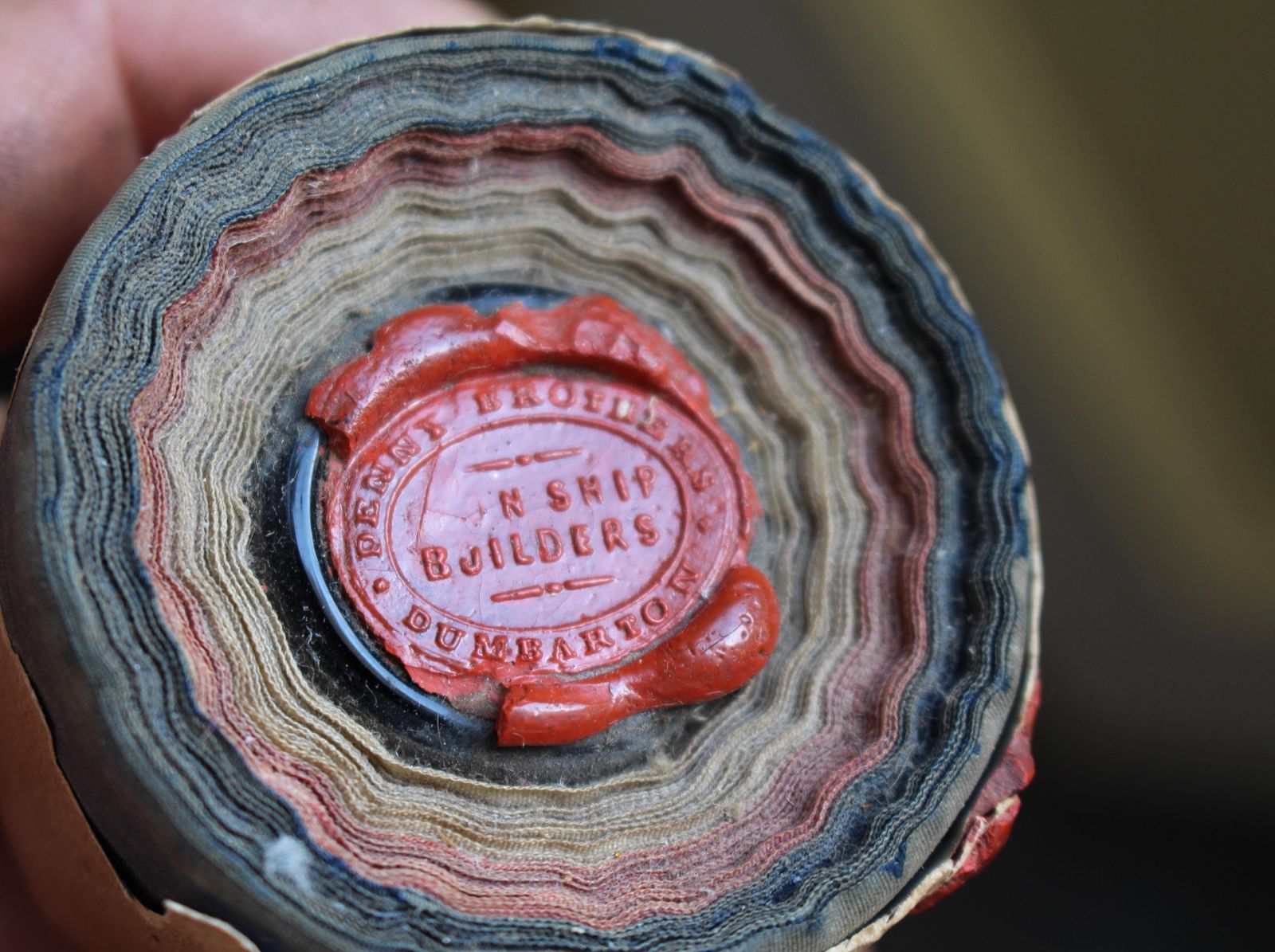 photo for sale 19th Century Maritime Curiosities Launch Bottle Shards Naval Sailors