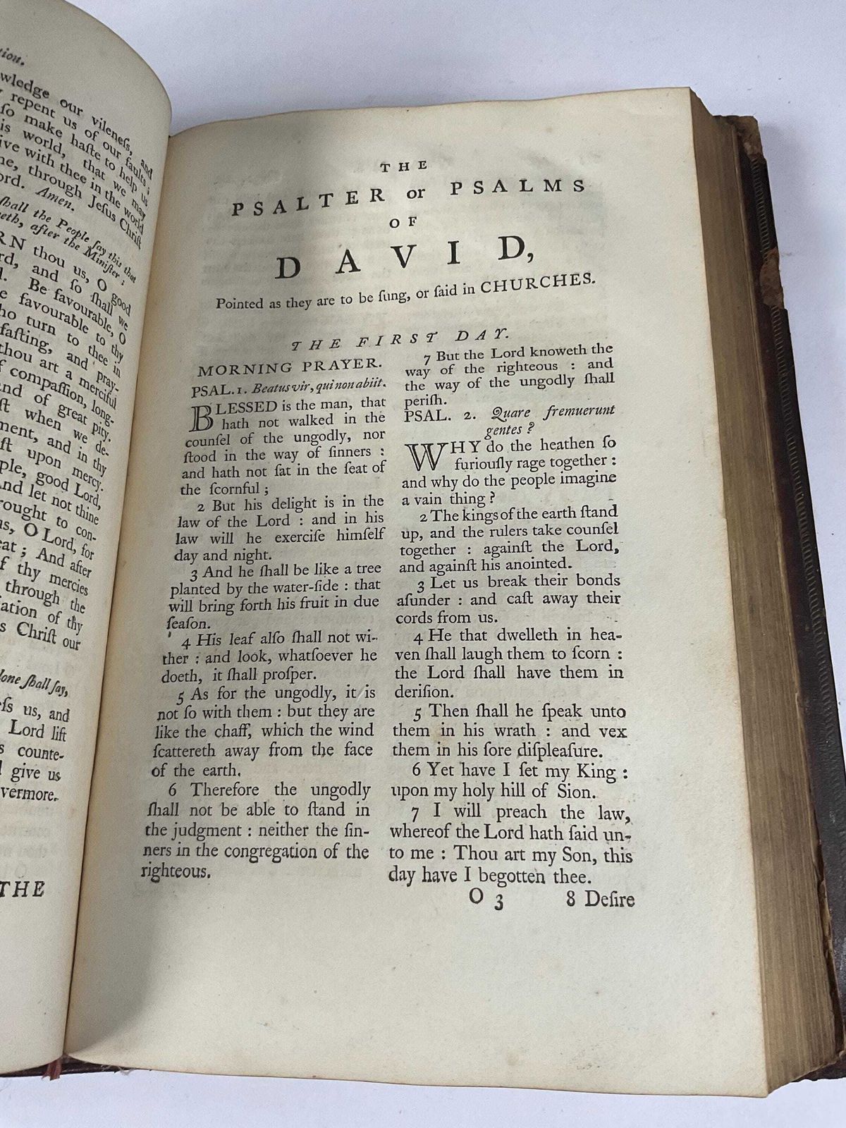 photo for sale Antiquarian Book, The Book Of Common Prayer 1791.