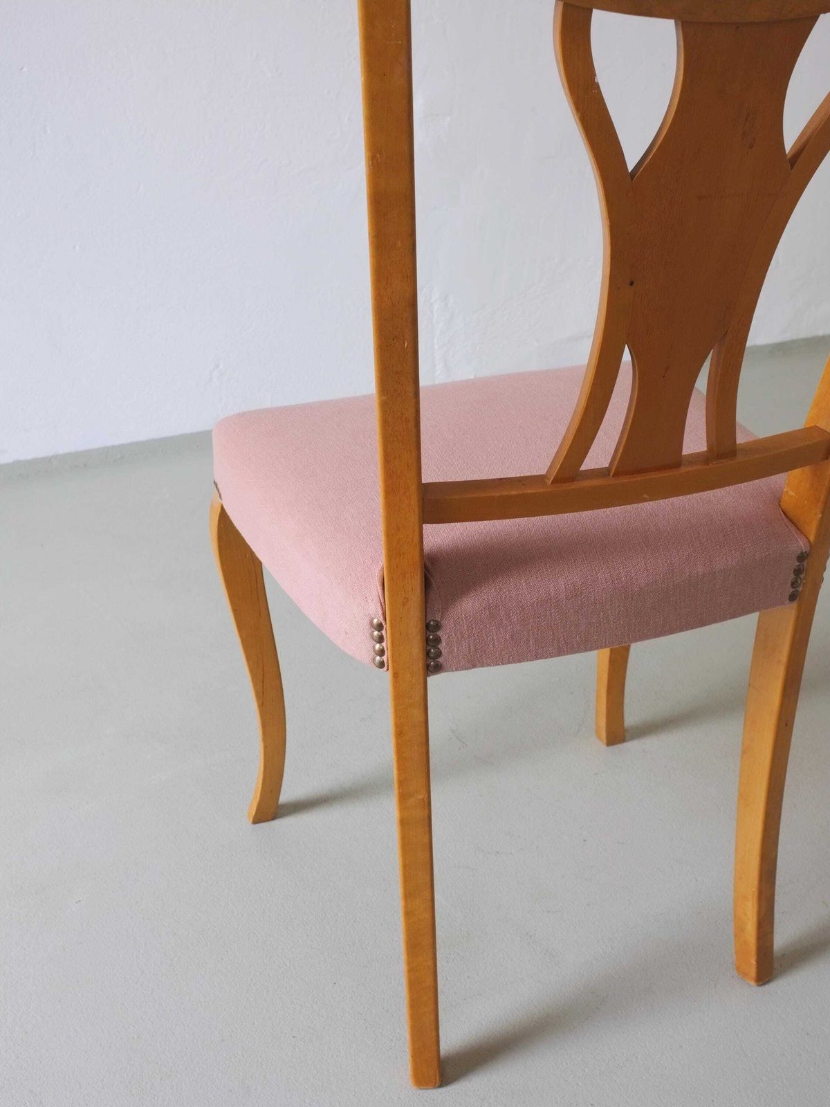 6 Mix & Match Swedish Biedermeier Golden Birch Chairs photo buy