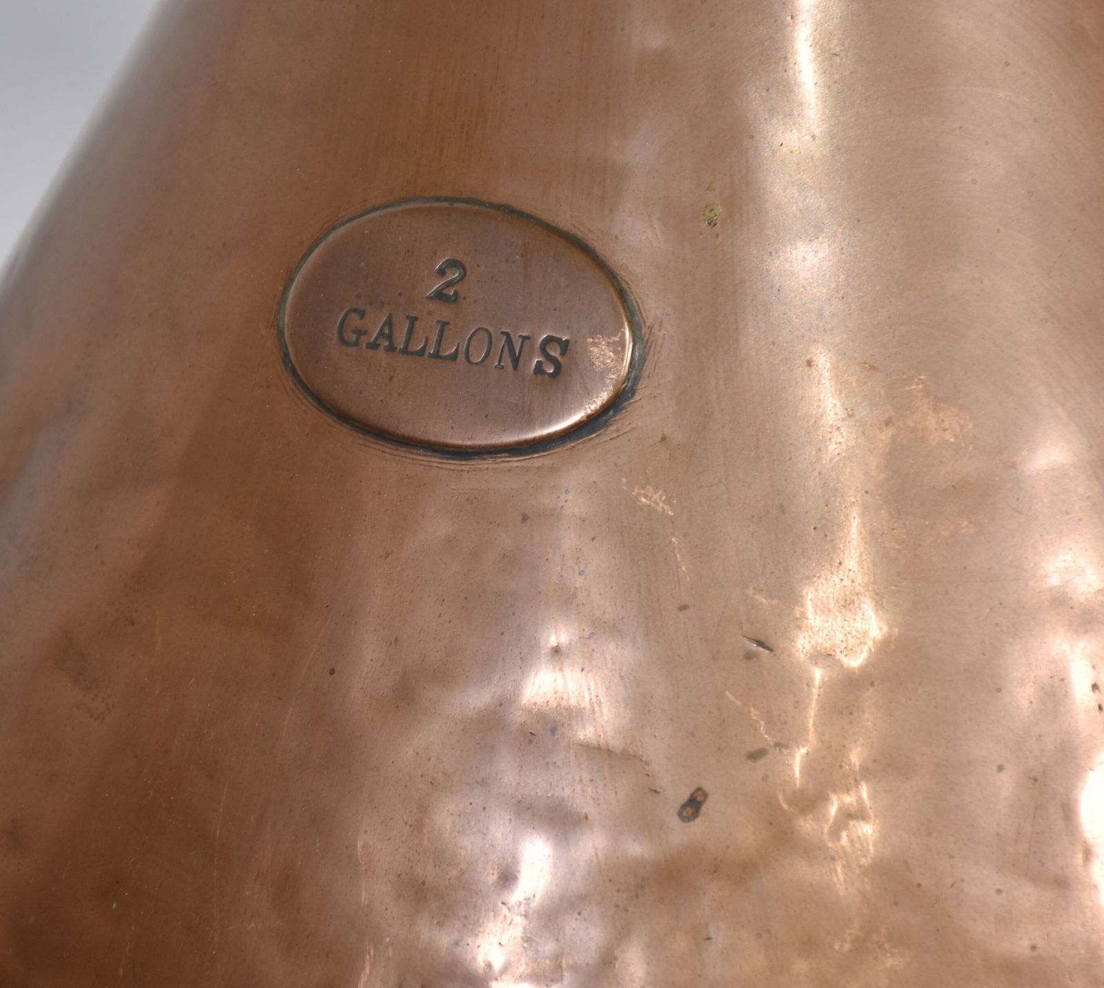19th Century Copper Haystack Two Gallon Measure photo 414.0