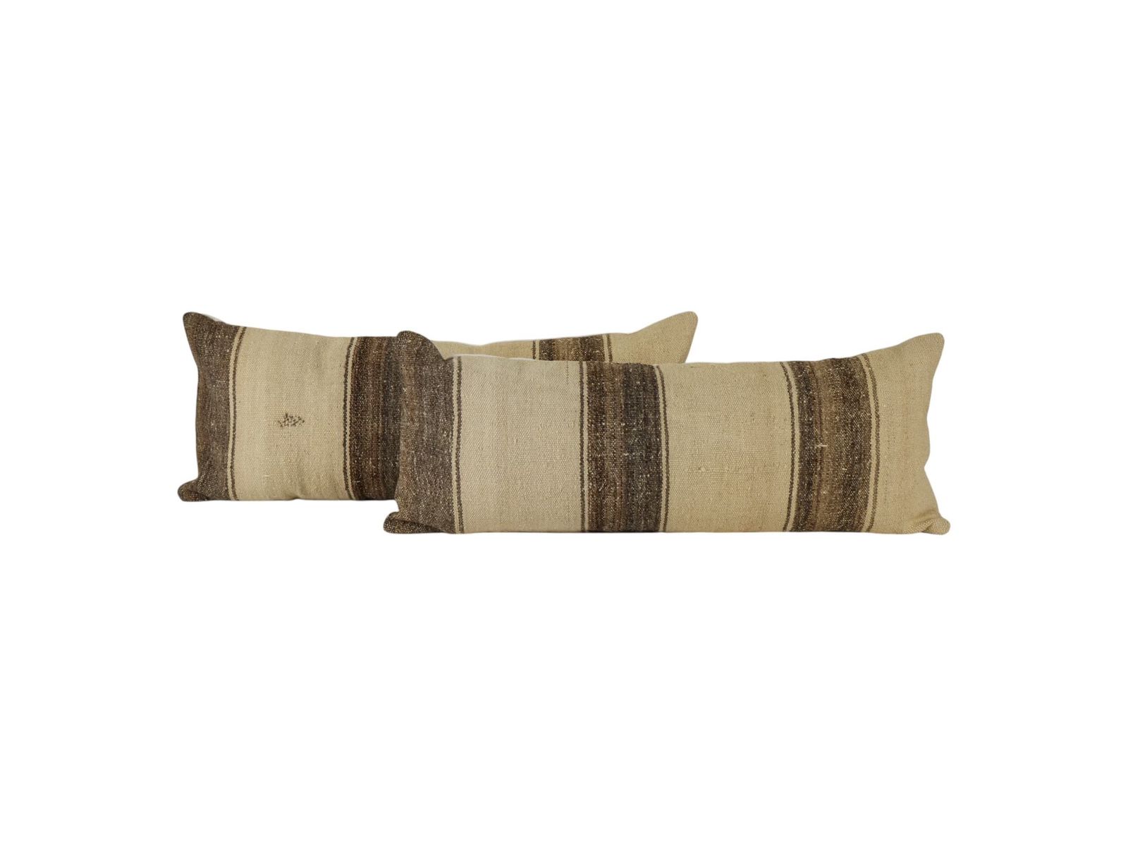 Turkish Kilim Pillow   Set Of Two Organic Cotton Bedding Kilim Covers With Tribal Geometric Patterns, Ethnic Home Decor Gift