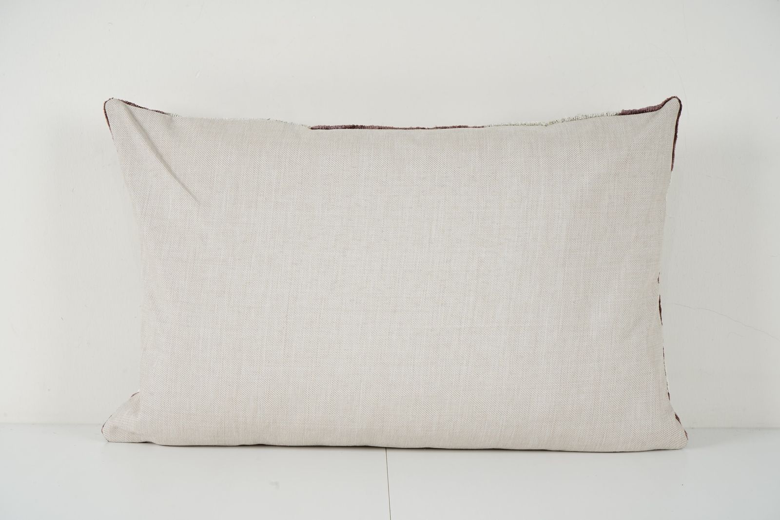 Plum & Light Grey Ikat Velvet Pillow Covers, Set Of 2 Geometric Cushion Covers Decorative Throw Pillows photo for sale
