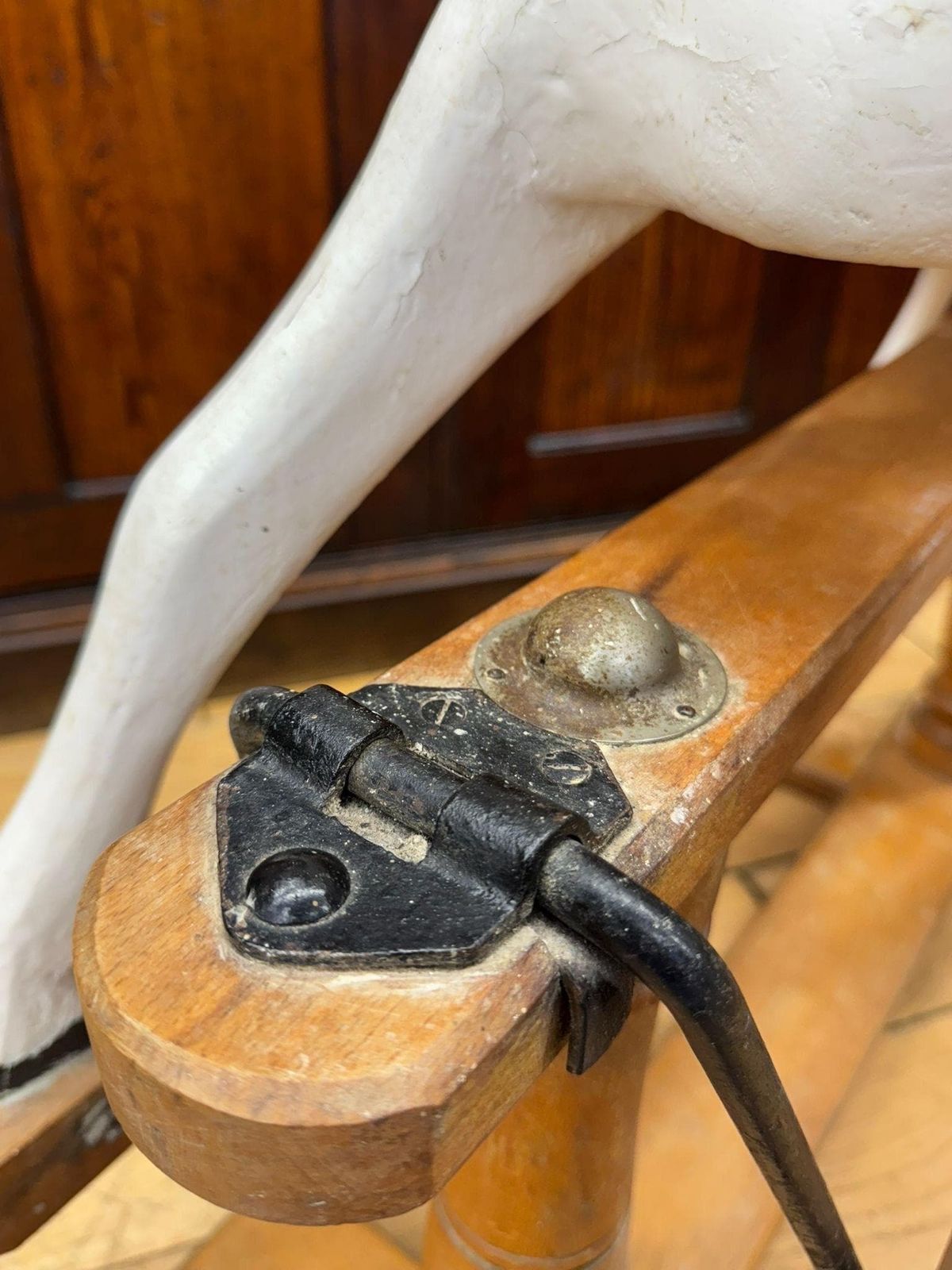 Antique G&J Lines ‘Sportiboy’ Rocking Horse C.1910 – Original Stand, Collectible photo vintage
