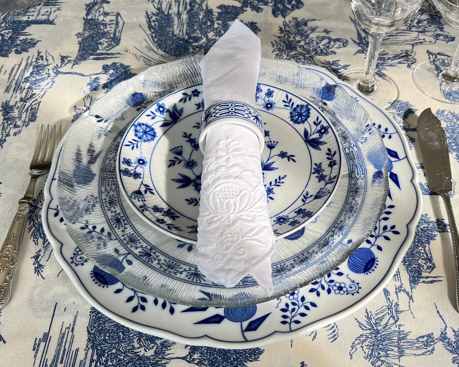 Blauw Witte Bordjes | 6 Stuks | Antieke Kleine Bordjes photo buy
